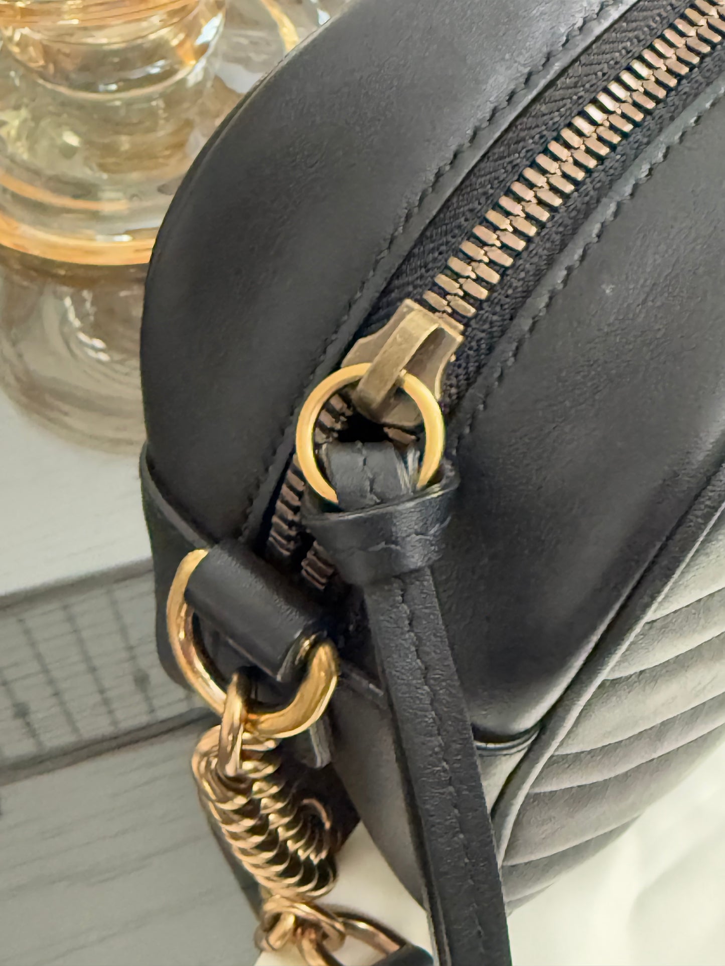 GUCCI Marmont Chain Small Shoulder/ Crossbody Bag