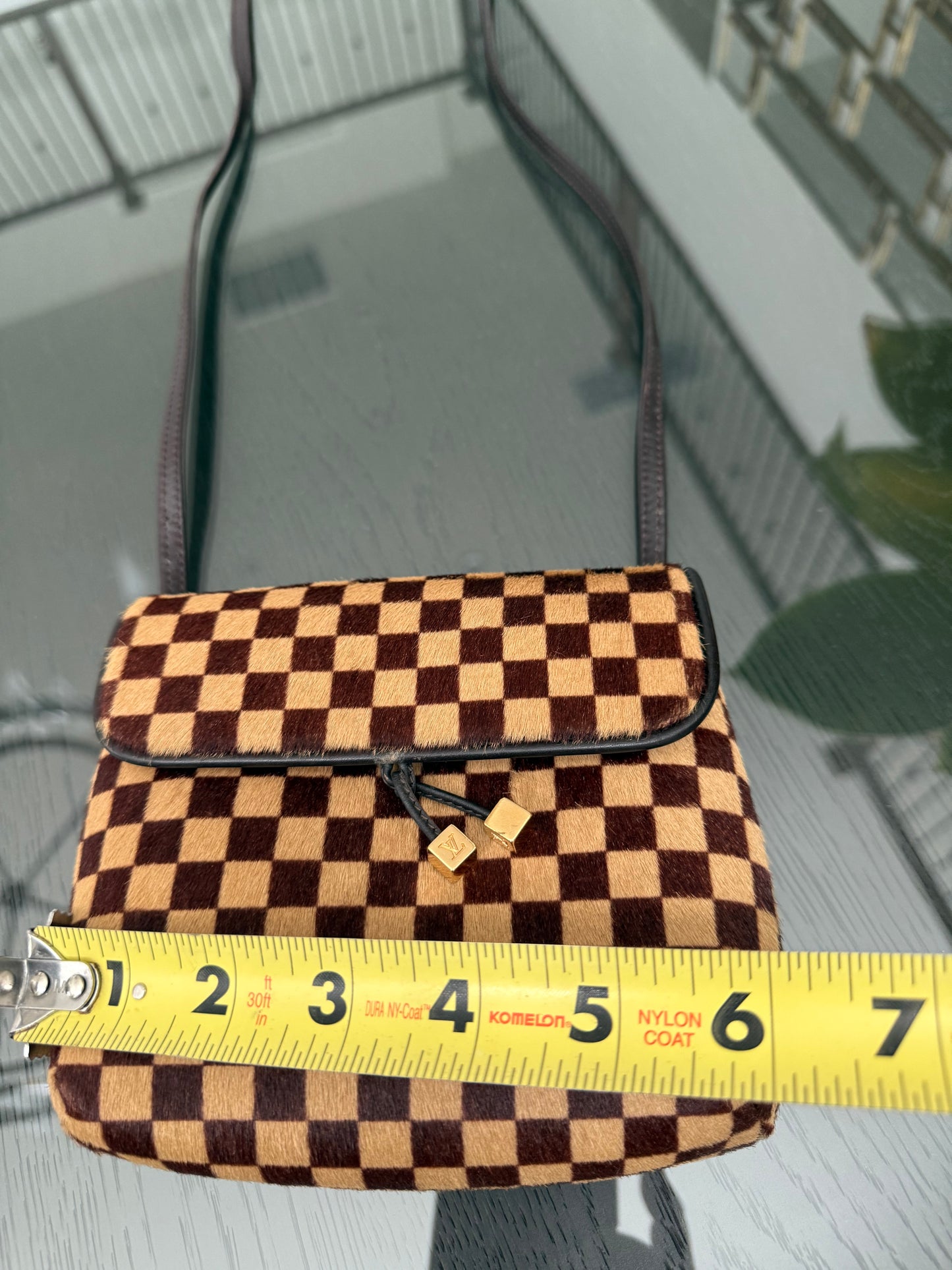 Damier Sauvage Gazelle Crossbody Pouch with Dustbag -🗓️ Year: 2001