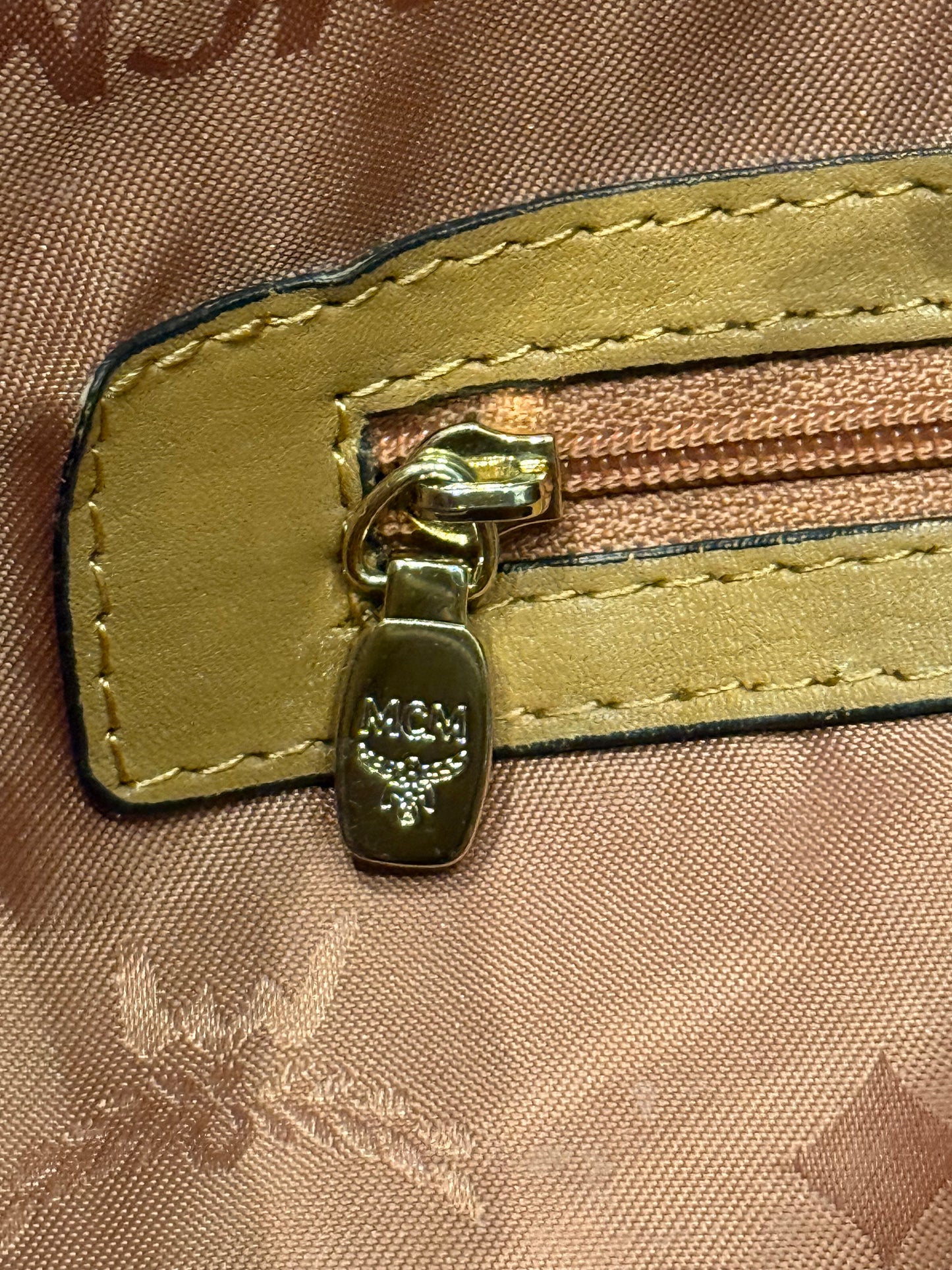MCM Bucket Bag (No Strap)