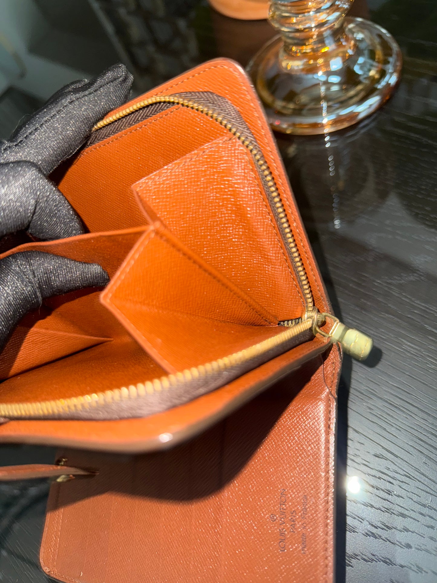 Monogram Papier Zip Passport Wallet -๐๏ธ Year: 1997