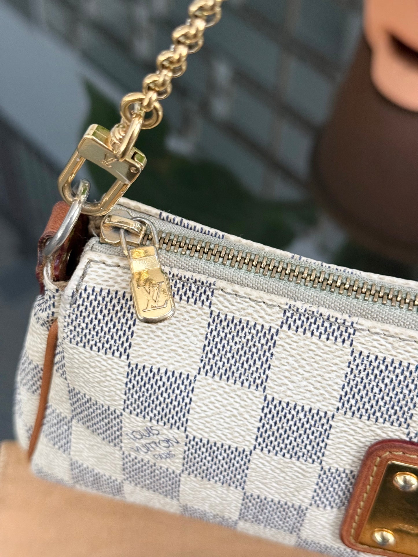 Eva Clutch in Azur with Dustbag , box and Paper bag-๐๏ธ Year: 2011