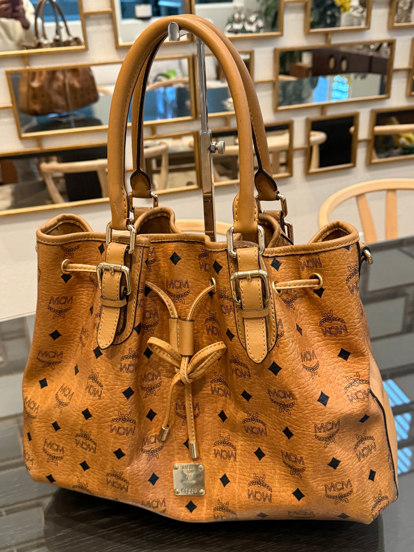 MCM Bucket Bag (No Strap)