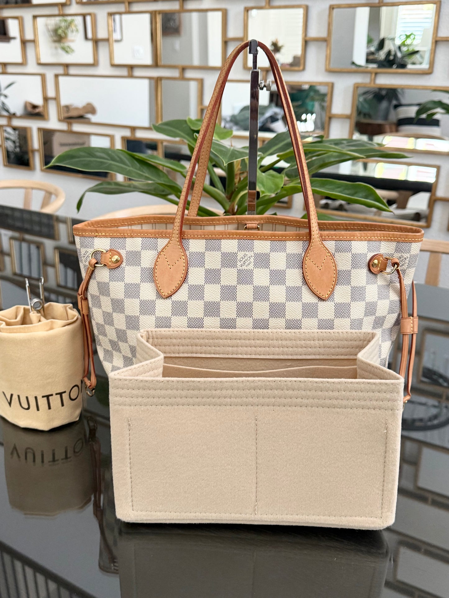 Neverfull PM in Azur with Dustbag and Insert Organizer ๐๏ธ Year: 2012