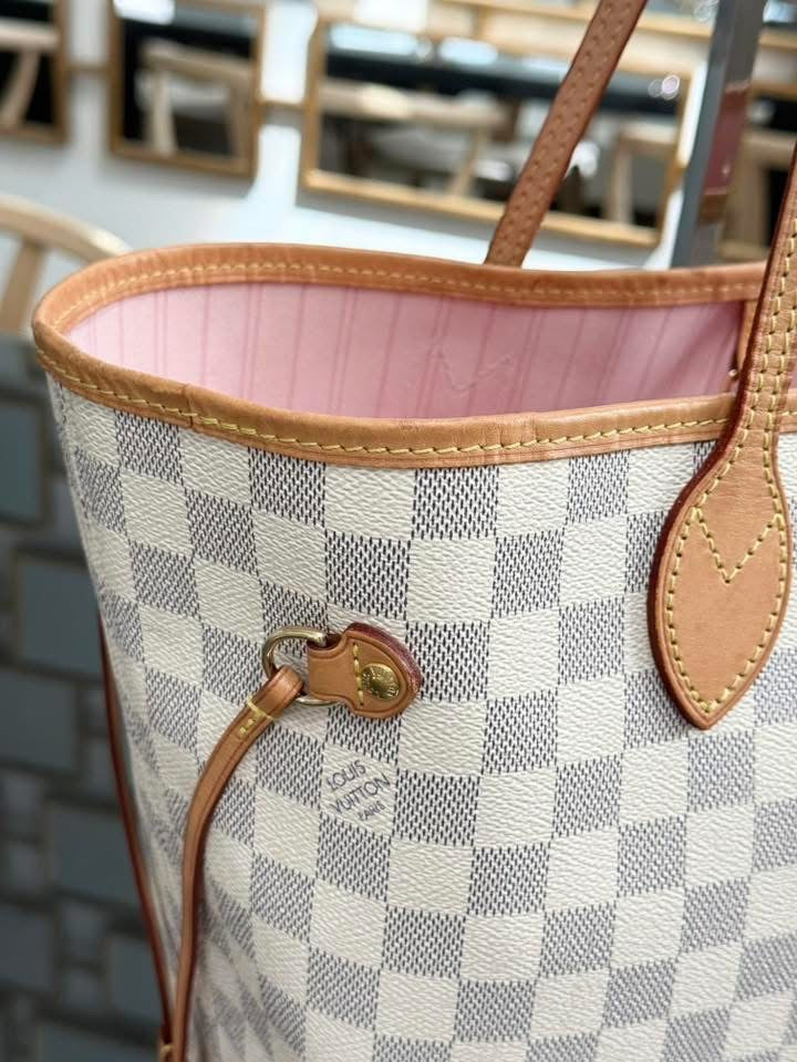 Neverfull MM in Rose Ballerine w/ Dustbag, Receipt and Insert Organizer -ποΈ Microchip