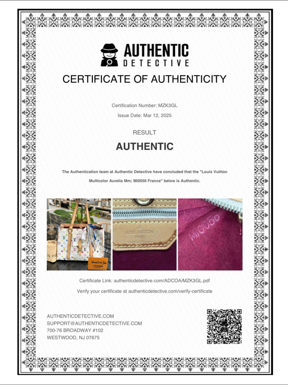 Aurelia MM Multicolor White with Dustbag π
Year: 2006