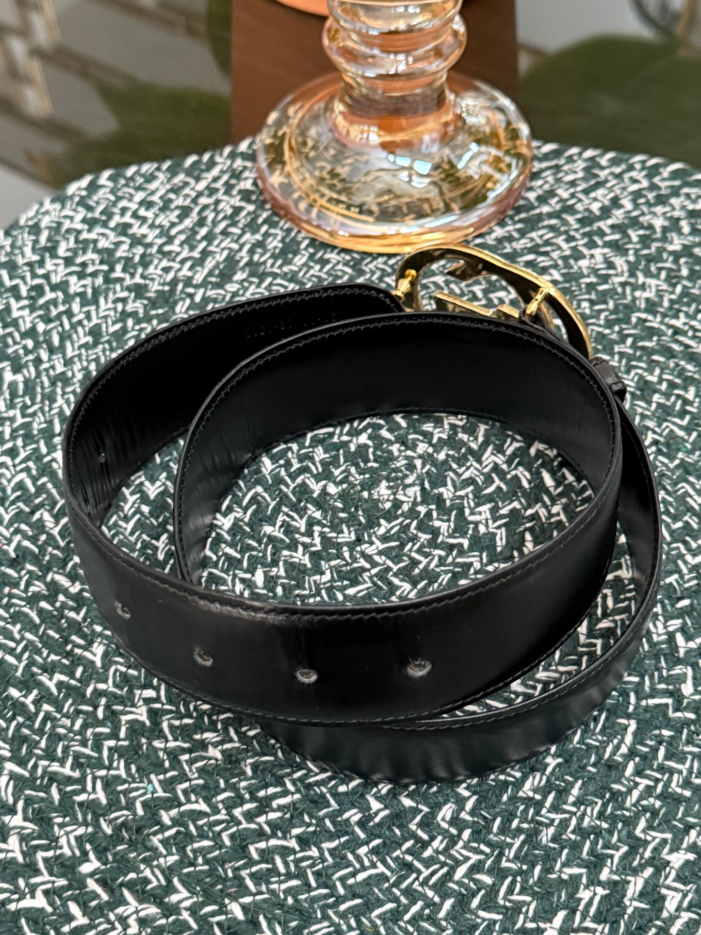 GU CCI Vintage Leather Belt -๐๏ธ