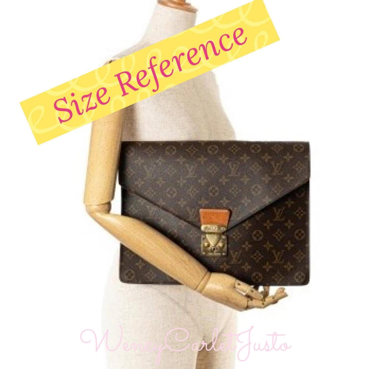 Monogram Porte Document Senateur Bag ๐๏ธ Year: 1990