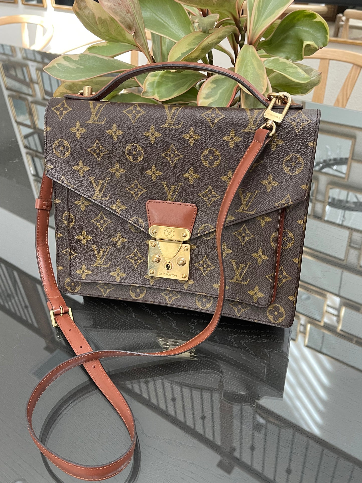 Monceau 28 Crossbody 2 Way Bag - Year: 1995