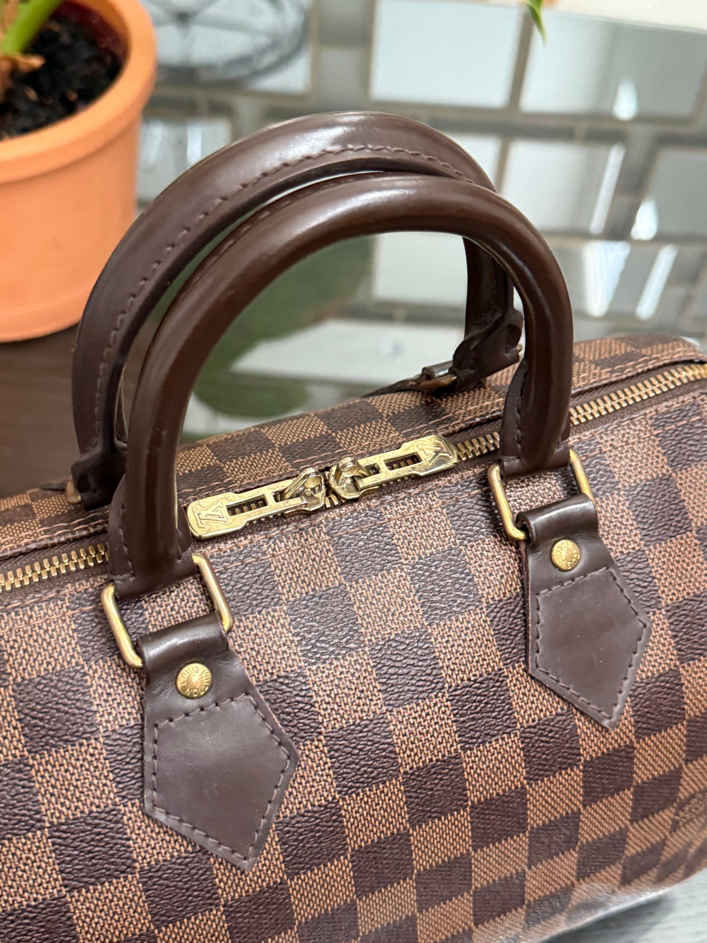 Speedy 25 Bandoulier in DE with Dustbag and Insert Organizer -🗓️ Year: 2013
