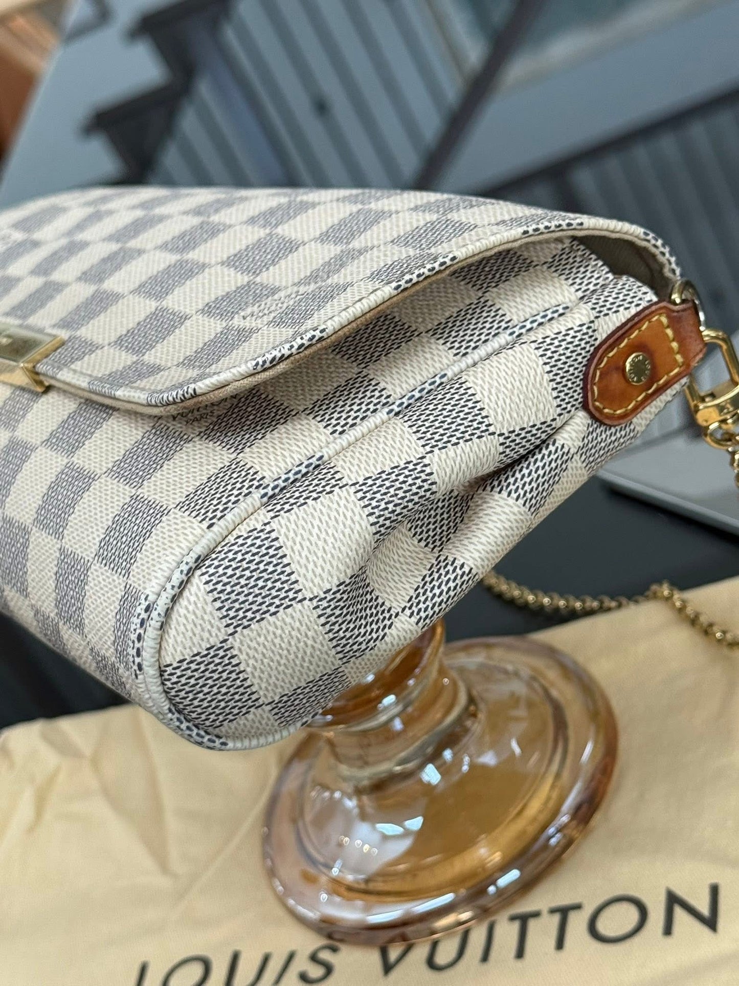 Favorite MM in Azur with Dustbag, Insert Organizer, Box and Paper bag ποΈ Year: 2014