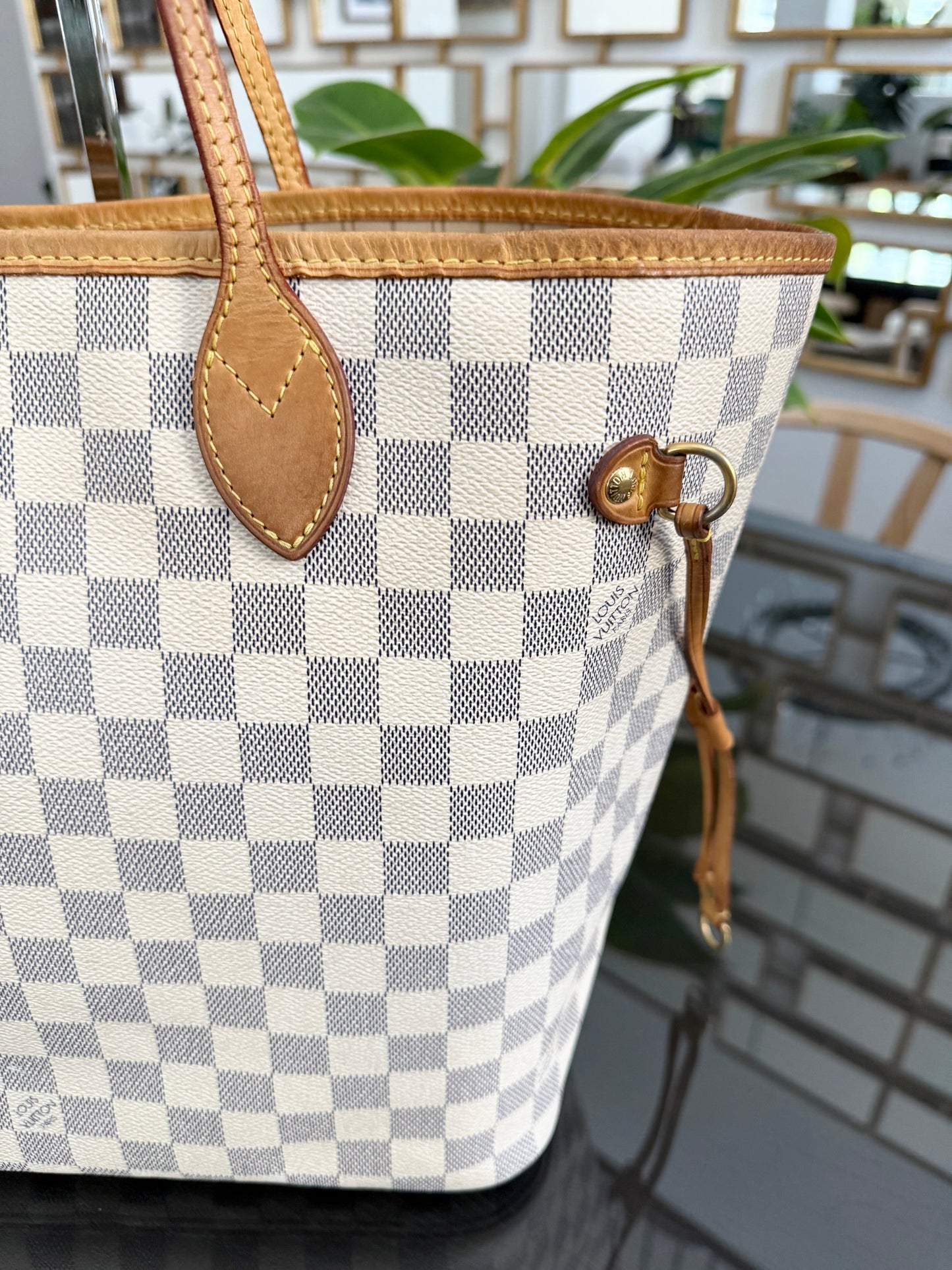 Neverfull MM in Azur with Insert Organizer ๐๏ธ Year: 2009