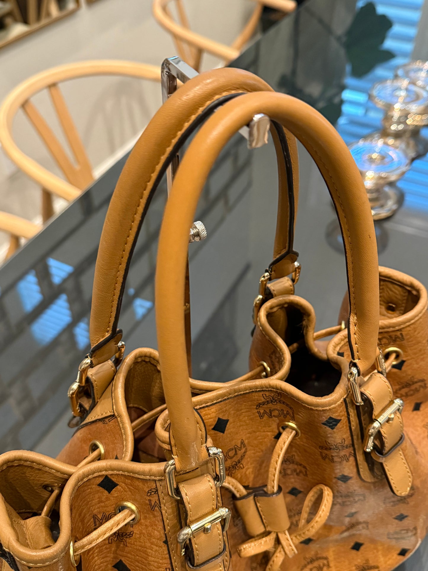 MCM Bucket Bag (No Strap)