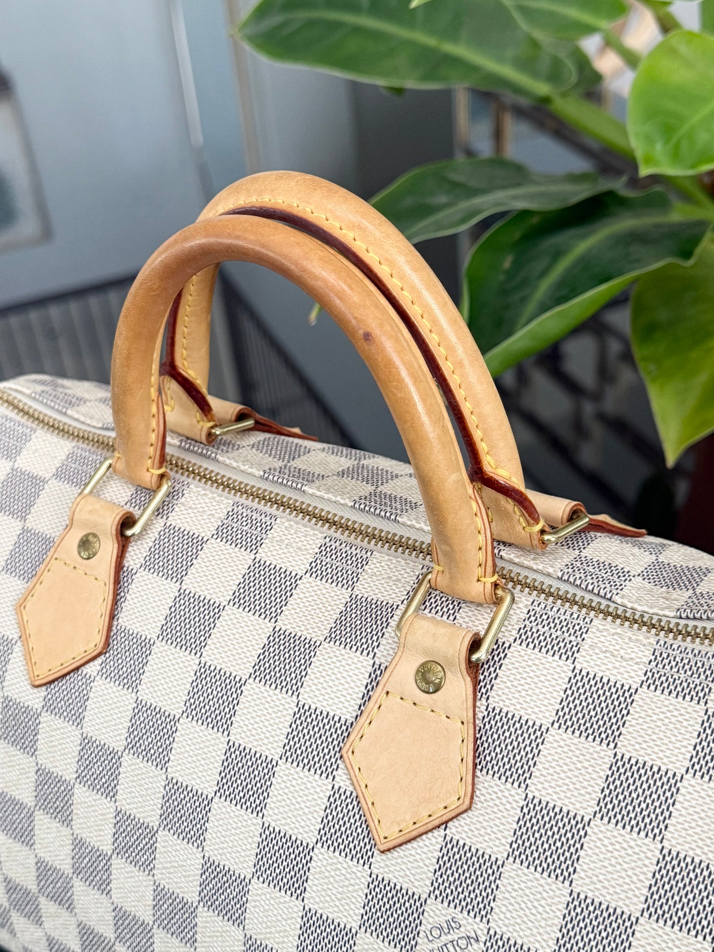 Speedy 30 in Damier Azur with lock π key, Dustbag and Insert Organizer -ποΈ Year 2007