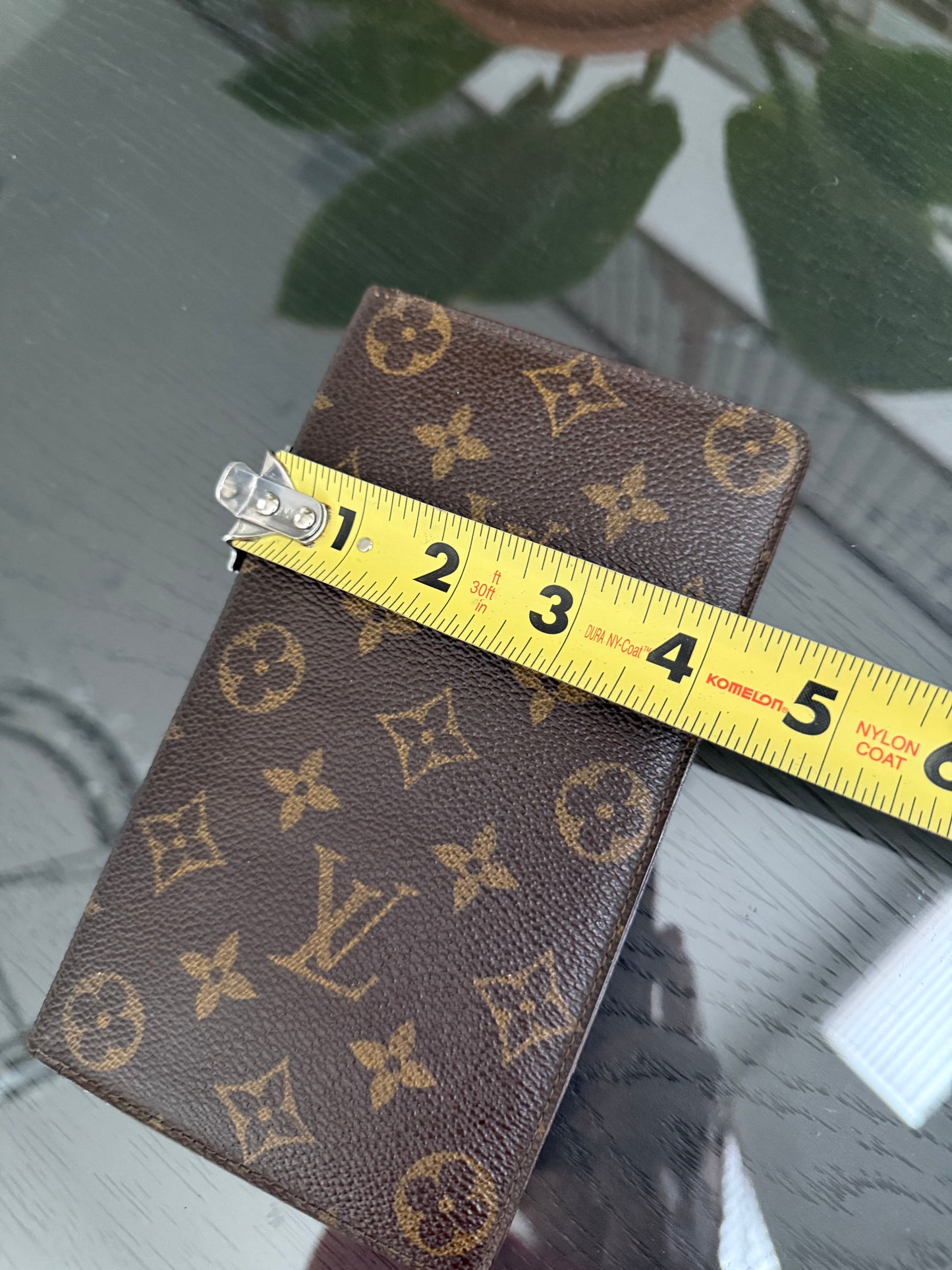 Monogram Checkbook Wallet with 6 Cardholders 🗓️ Year: 1987