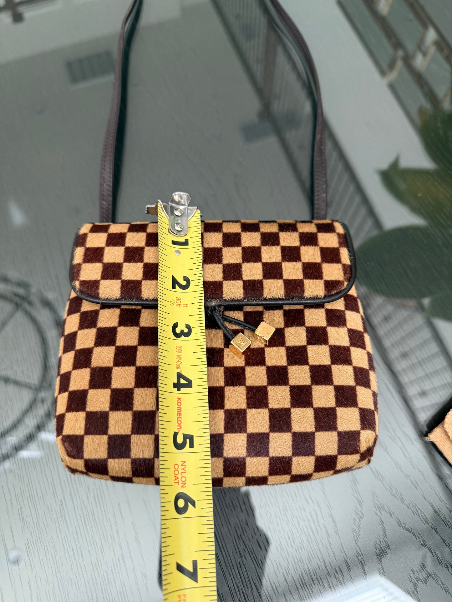 Damier Sauvage Gazelle Crossbody Pouch with Dustbag -🗓️ Year: 2001