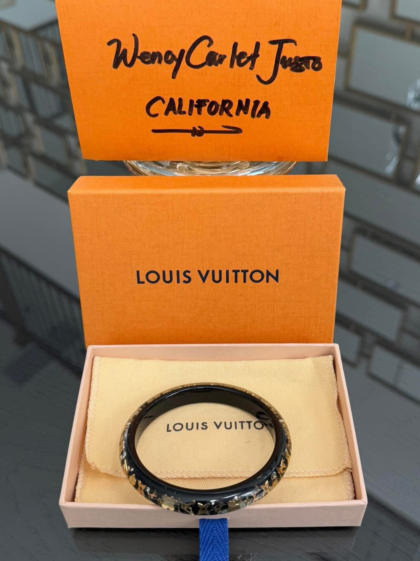 Inclusion Bangle Bracelet with Dustbag and Box -Year 2011