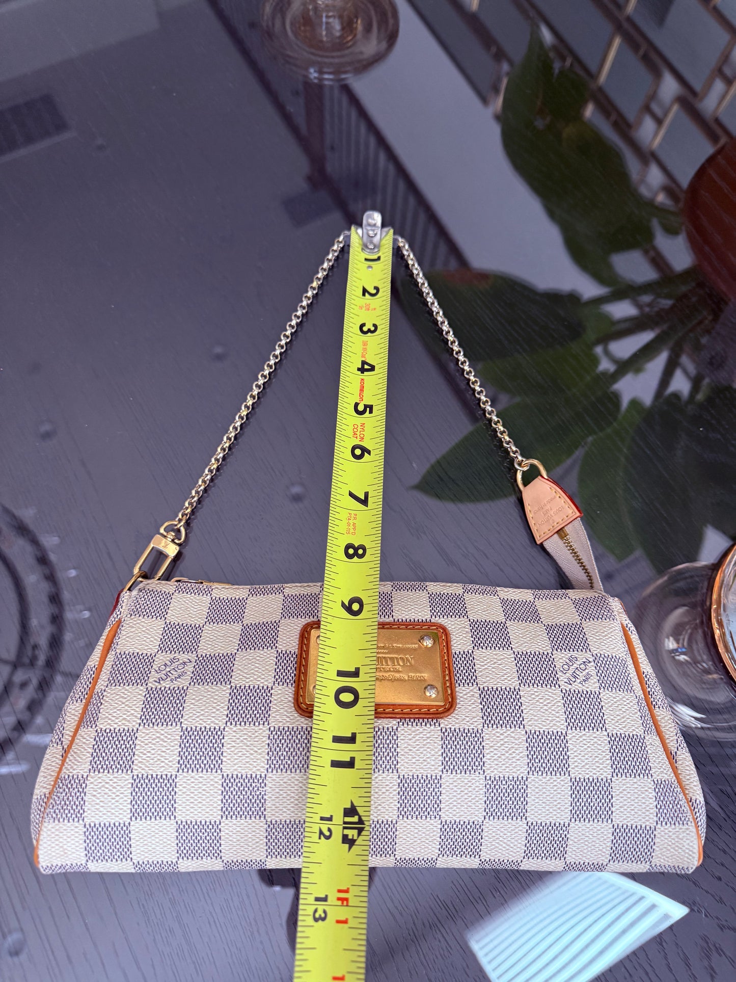 Eva Clutch in Azur with Dustbag , box and Paper bag🗓️ Year: 2011