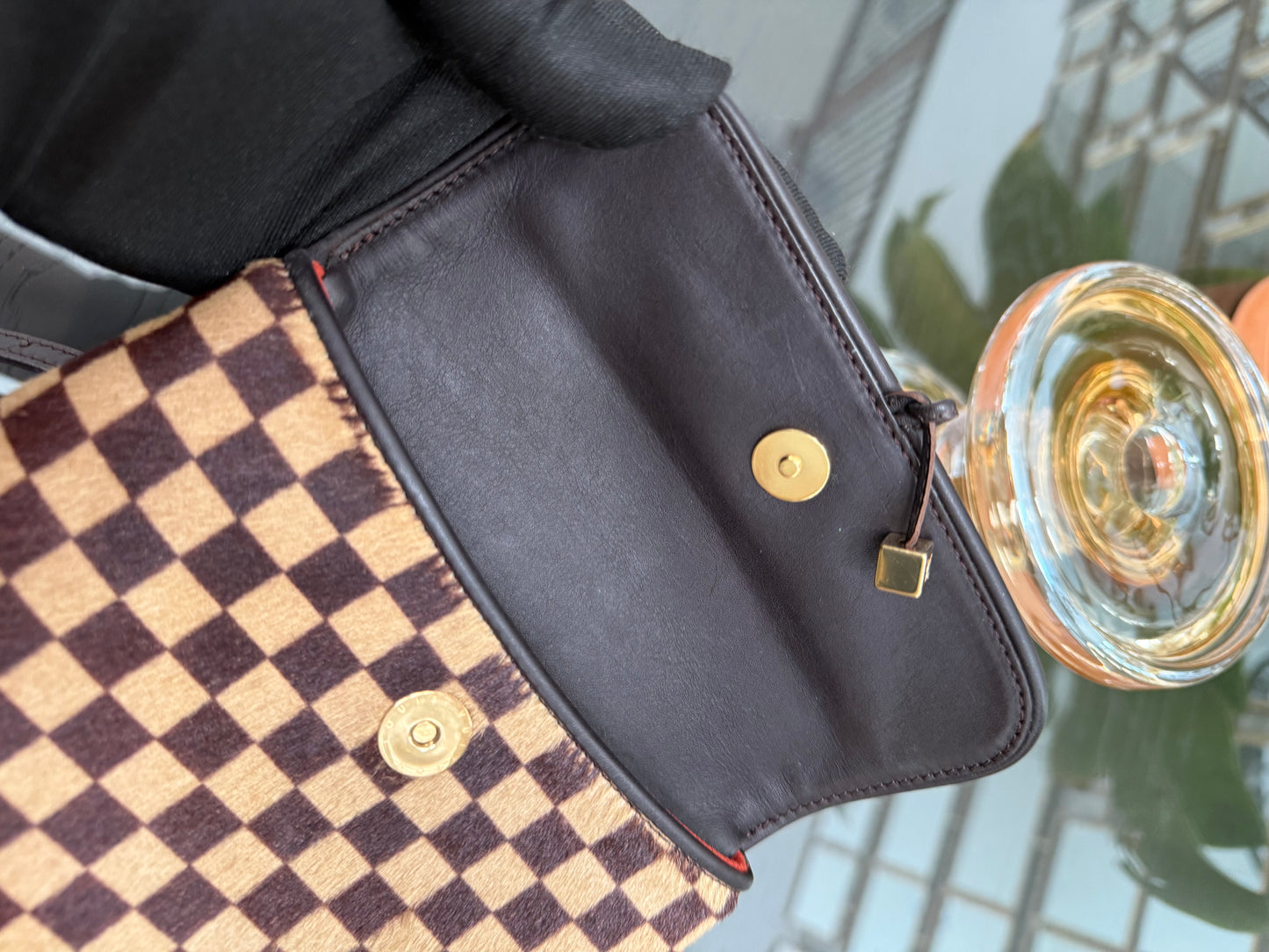 Damier Sauvage Gazelle Crossbody Pouch with Dustbag -🗓️ Year: 2001
