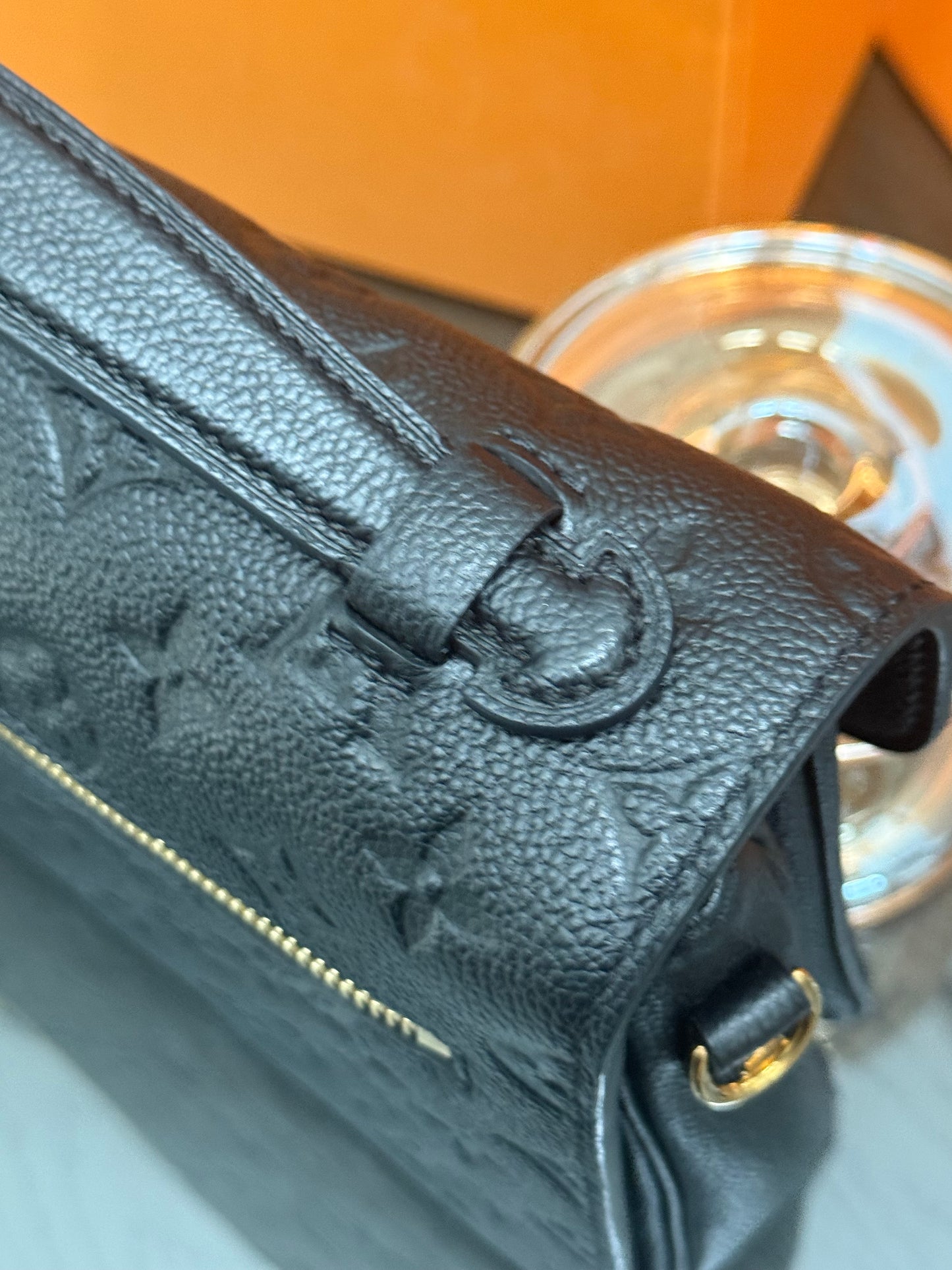 Pochette Metis Empriente Noir with Box, Dustbag, Receipt and Paper bag -Microchip & Authenticed