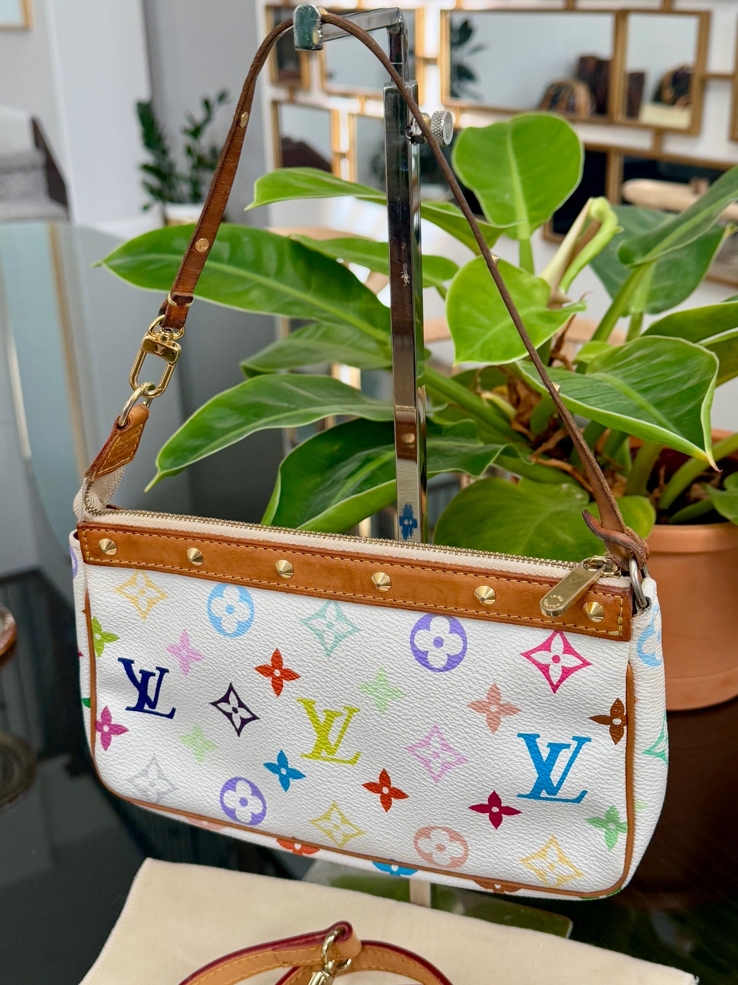 Multicolor Pochette Accessories with Dustbag and Strap π
Year: 2003