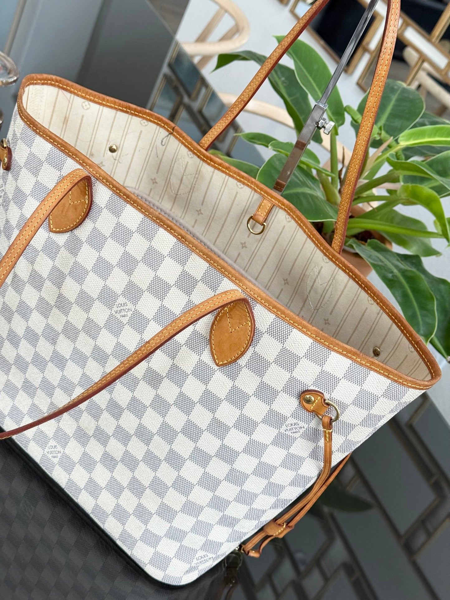 Neverfull MM in Azur with Insert Organizer 🗓️ Year: 2011