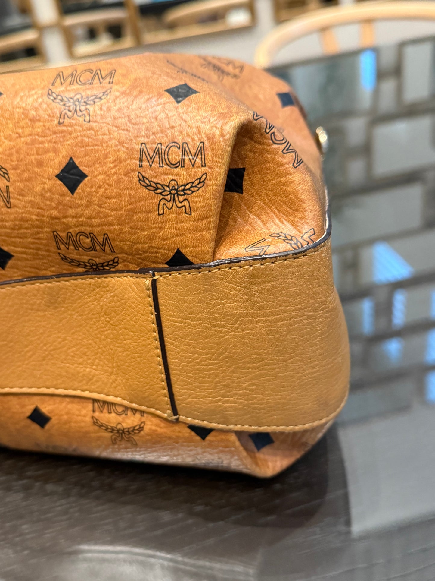 MCM Bucket Bag (No Strap)