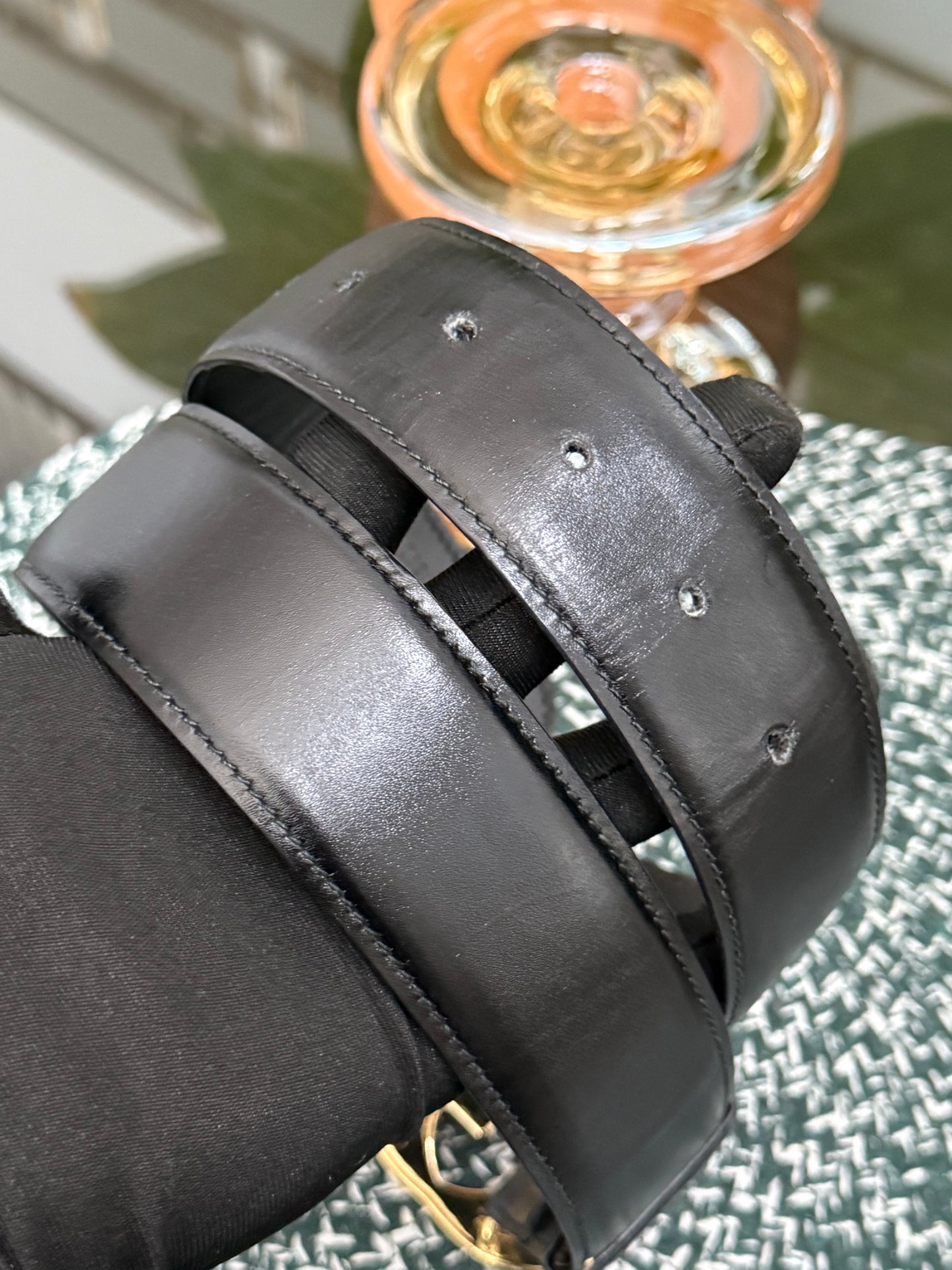 GU CCI Vintage Leather Belt -๐๏ธ