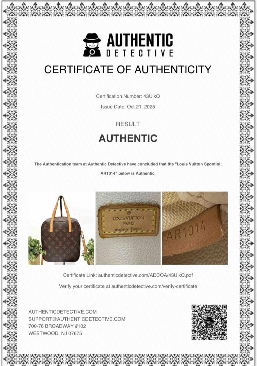 Spontini 2 Way Crossbody Bag 🗓️ Year 2004