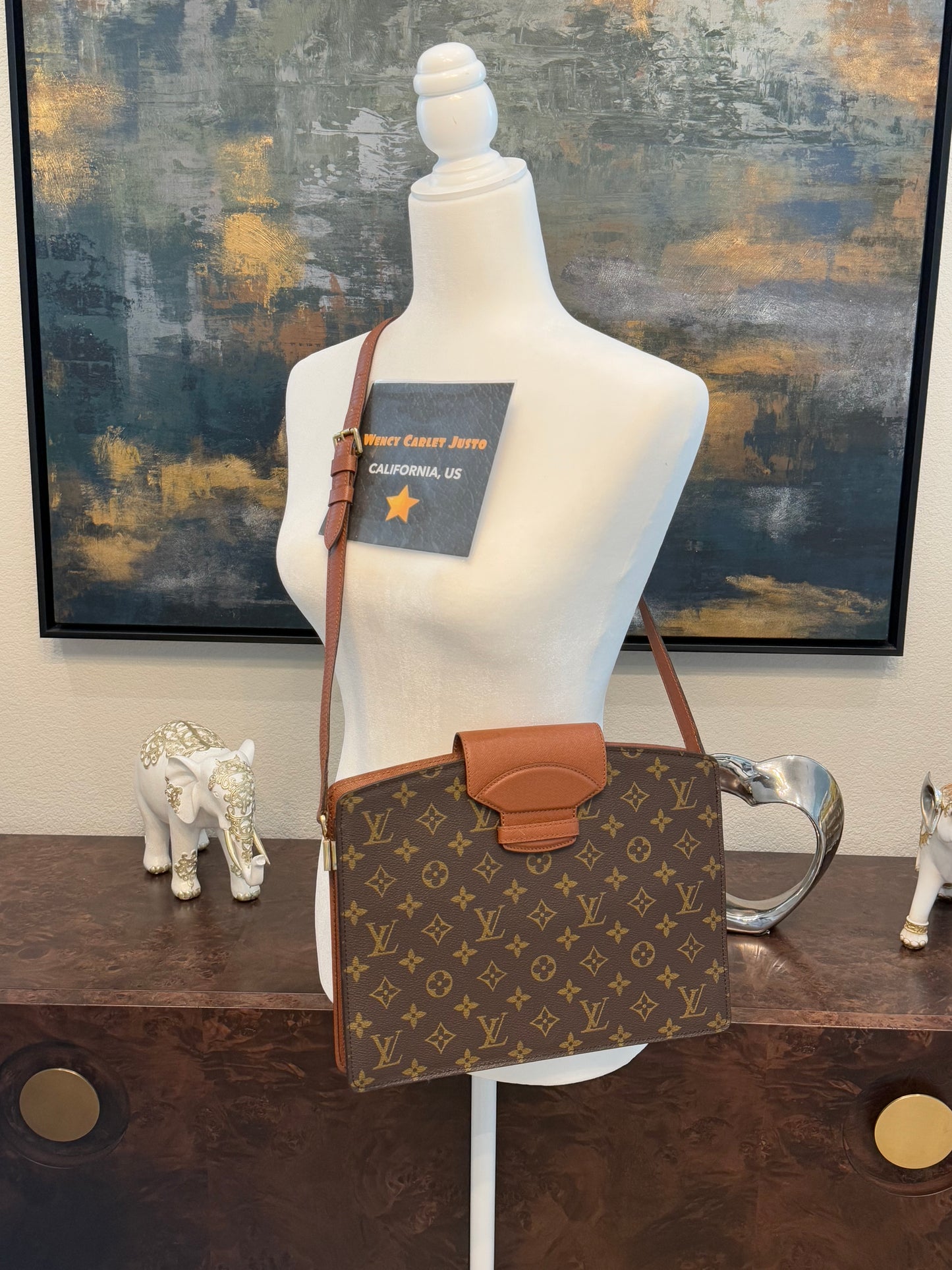 Courcelles Shoulder bag with Dustbag -Year: 1993