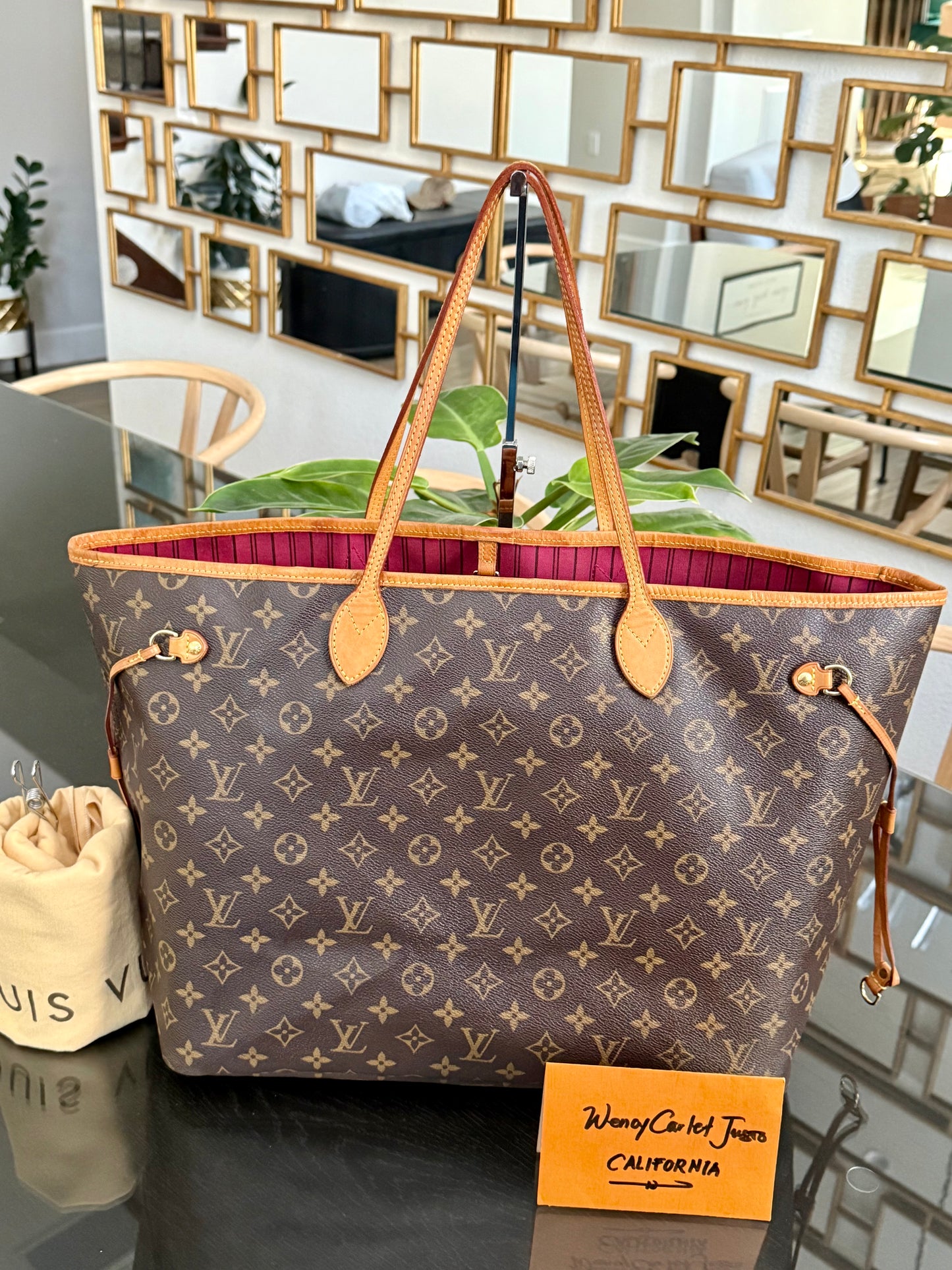 Neverfull GM in Peony with Dustbag 🗓️ Year: 2016