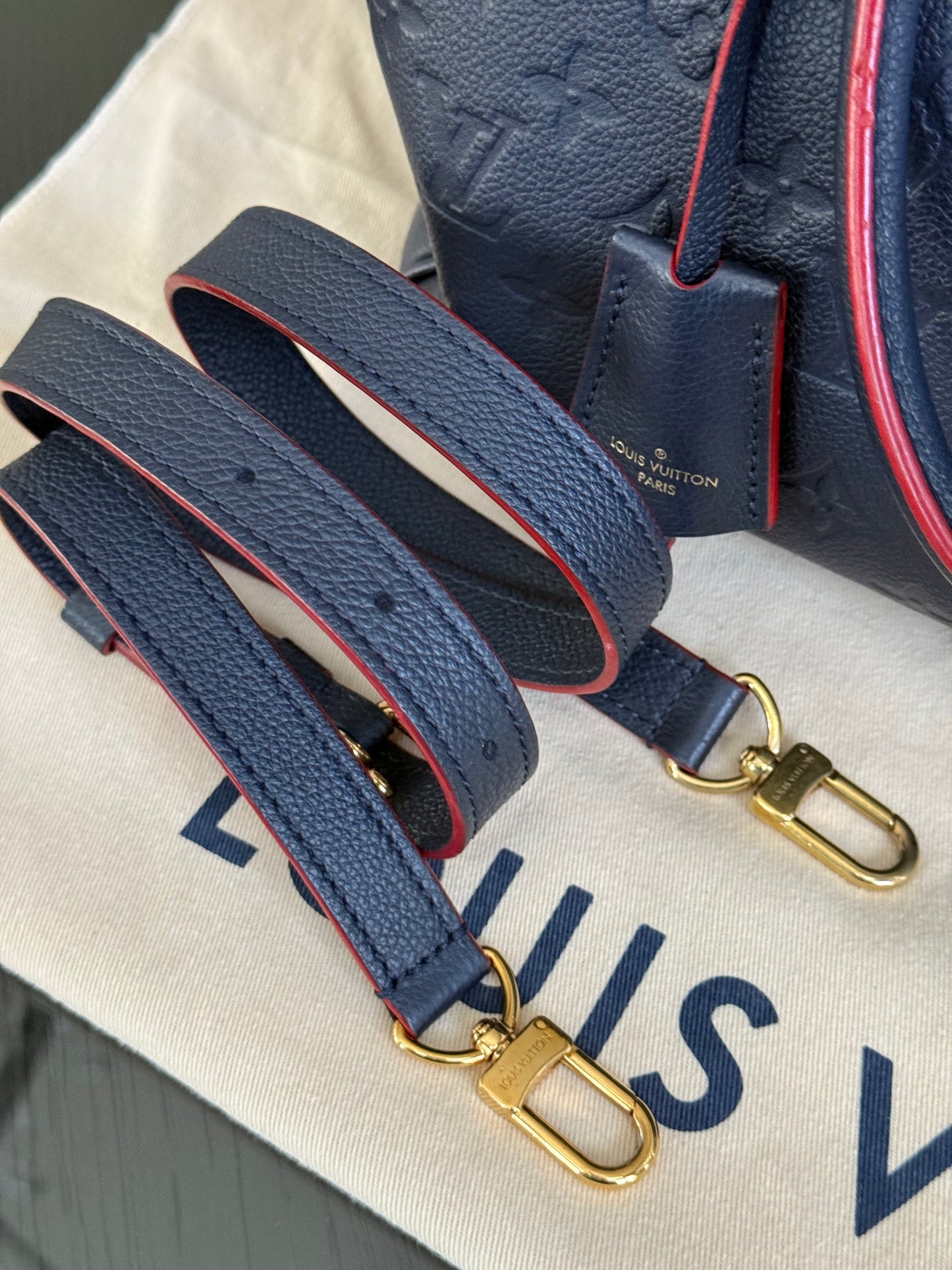 Empreinte Speedy 30 Bandoulier Marine Rouge with Dustbag ๐๏ธ Year: 2016