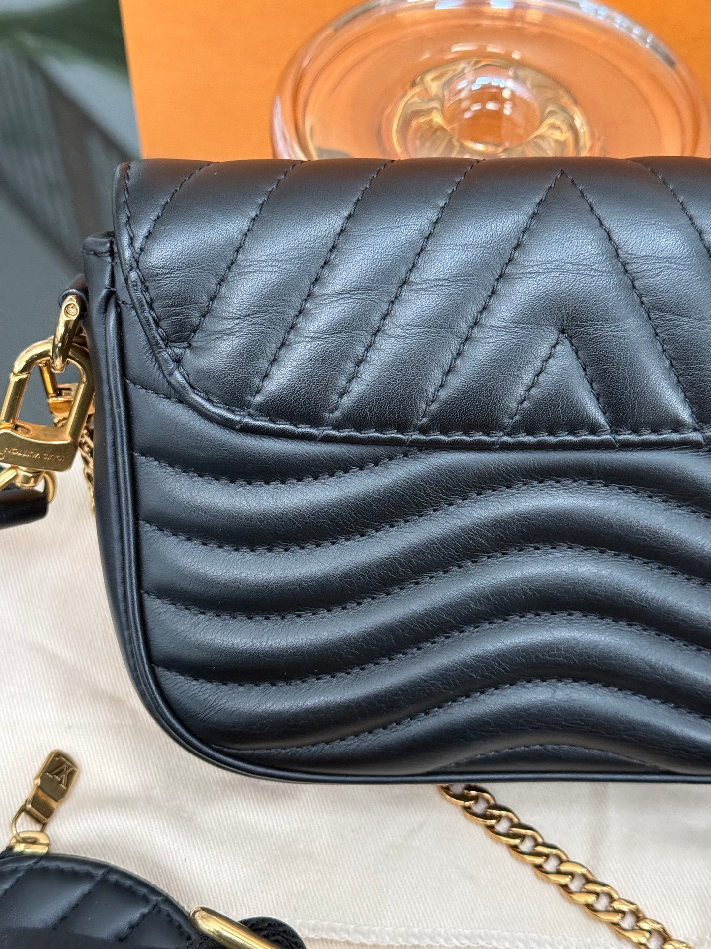 Multi Pochette New Wave Noir with Box, Dustbag and Paper bag