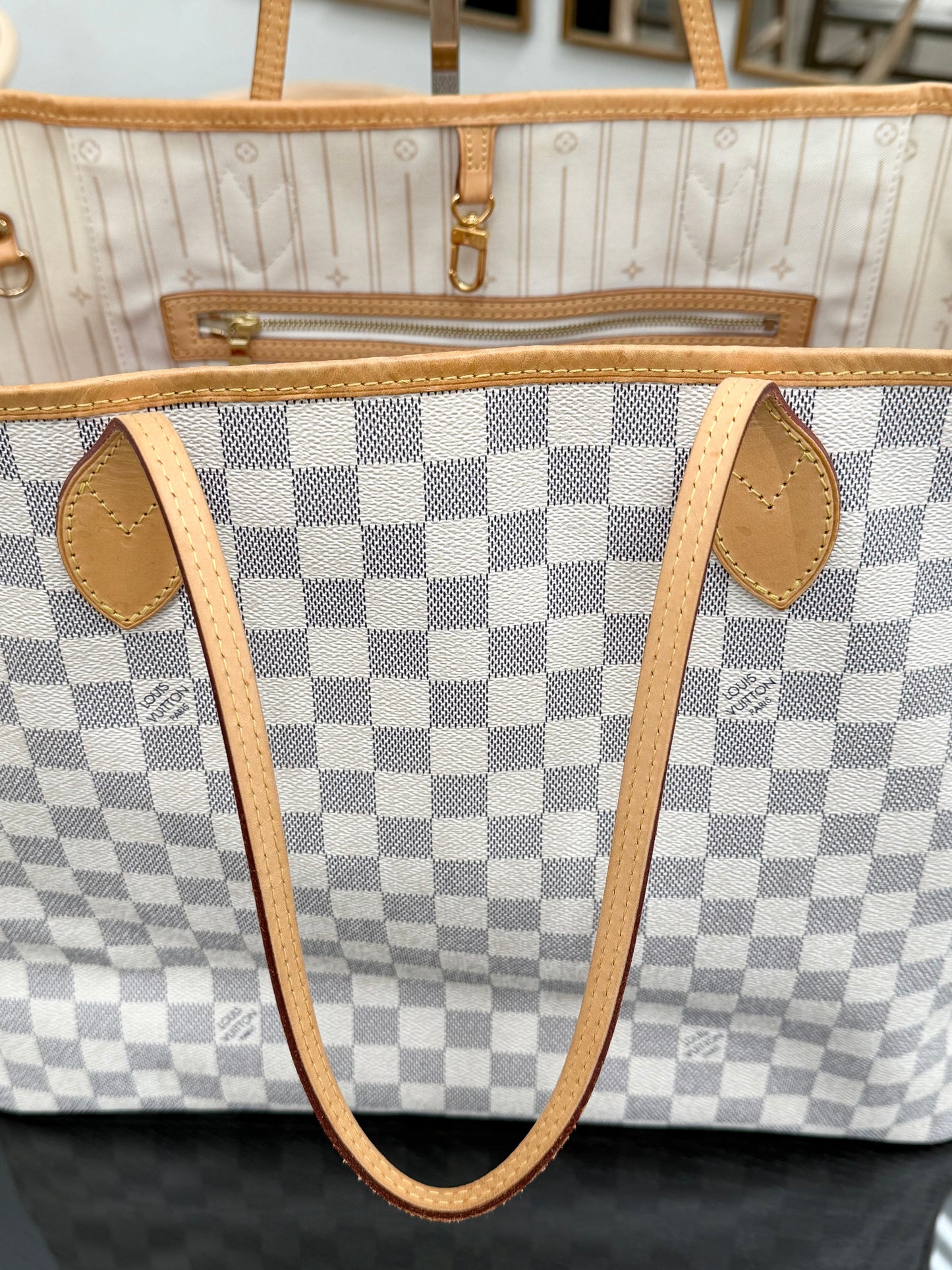 Neverfull GM Azur with Dustbag and Insert Organizer -๐๏ธ Year: 2012
