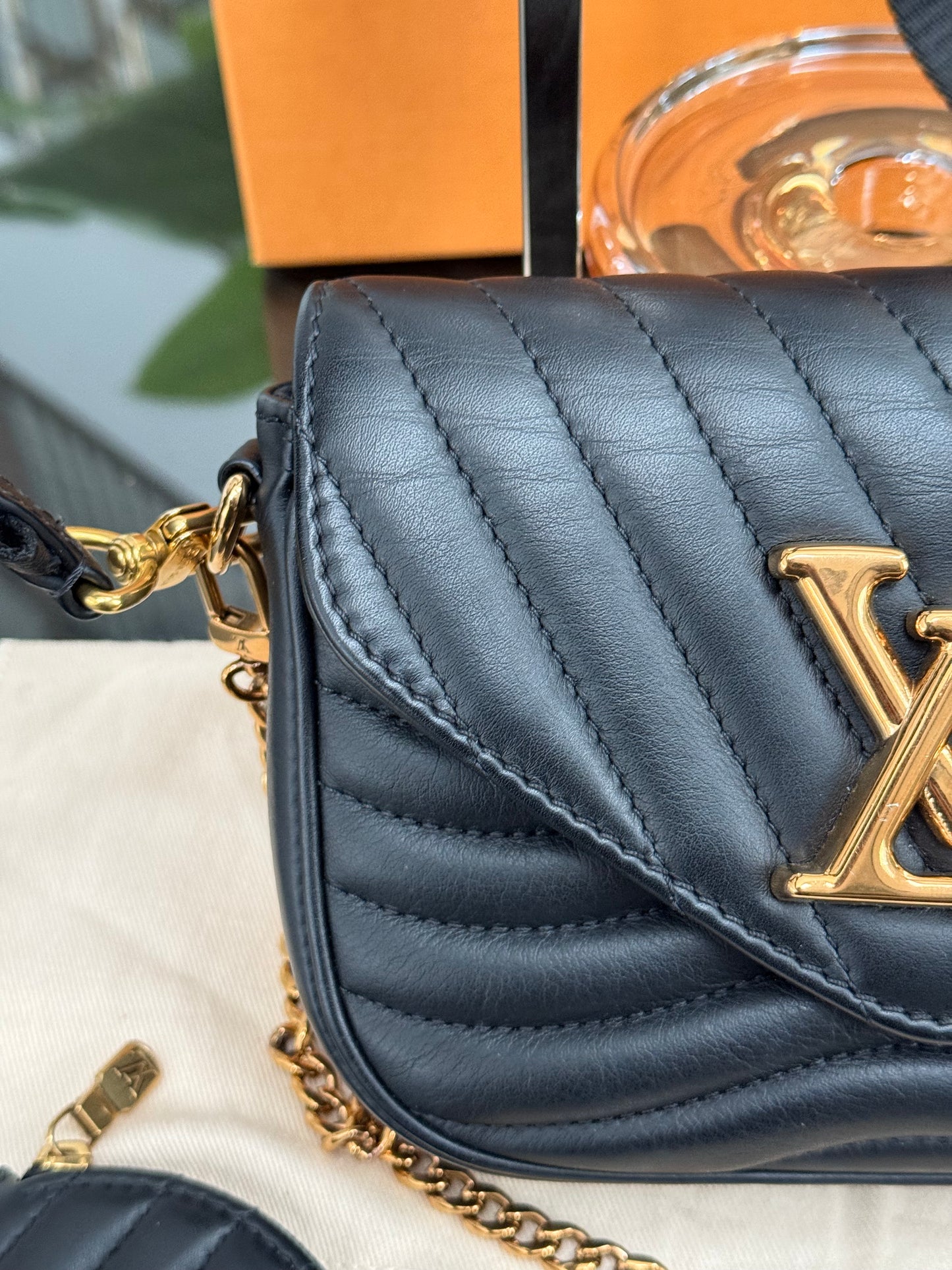 Multi Pochette New Wave Noir with Box, Dustbag and Paper bag
