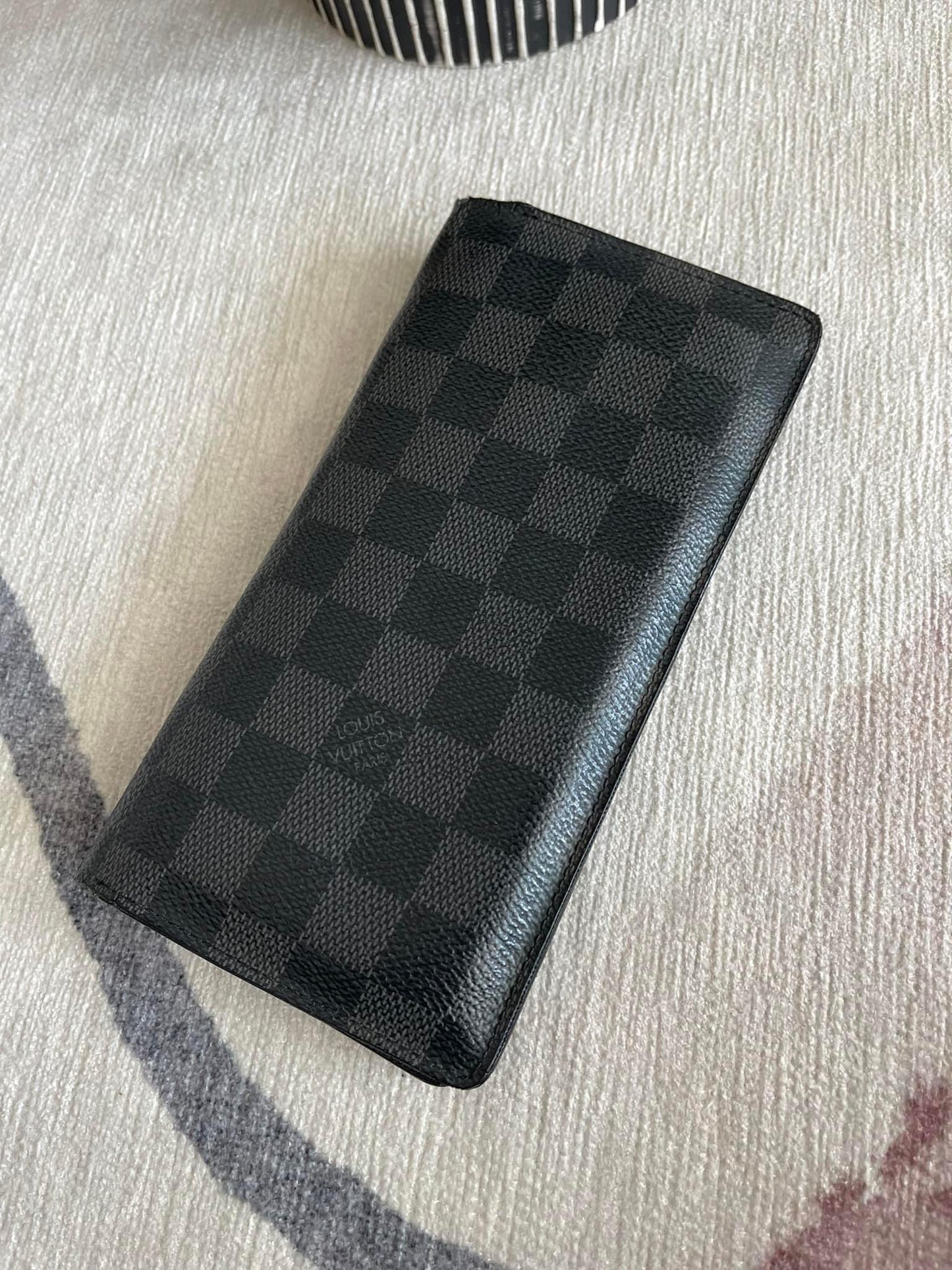 Brazza Wallet in Damier Graphite -Year 1999