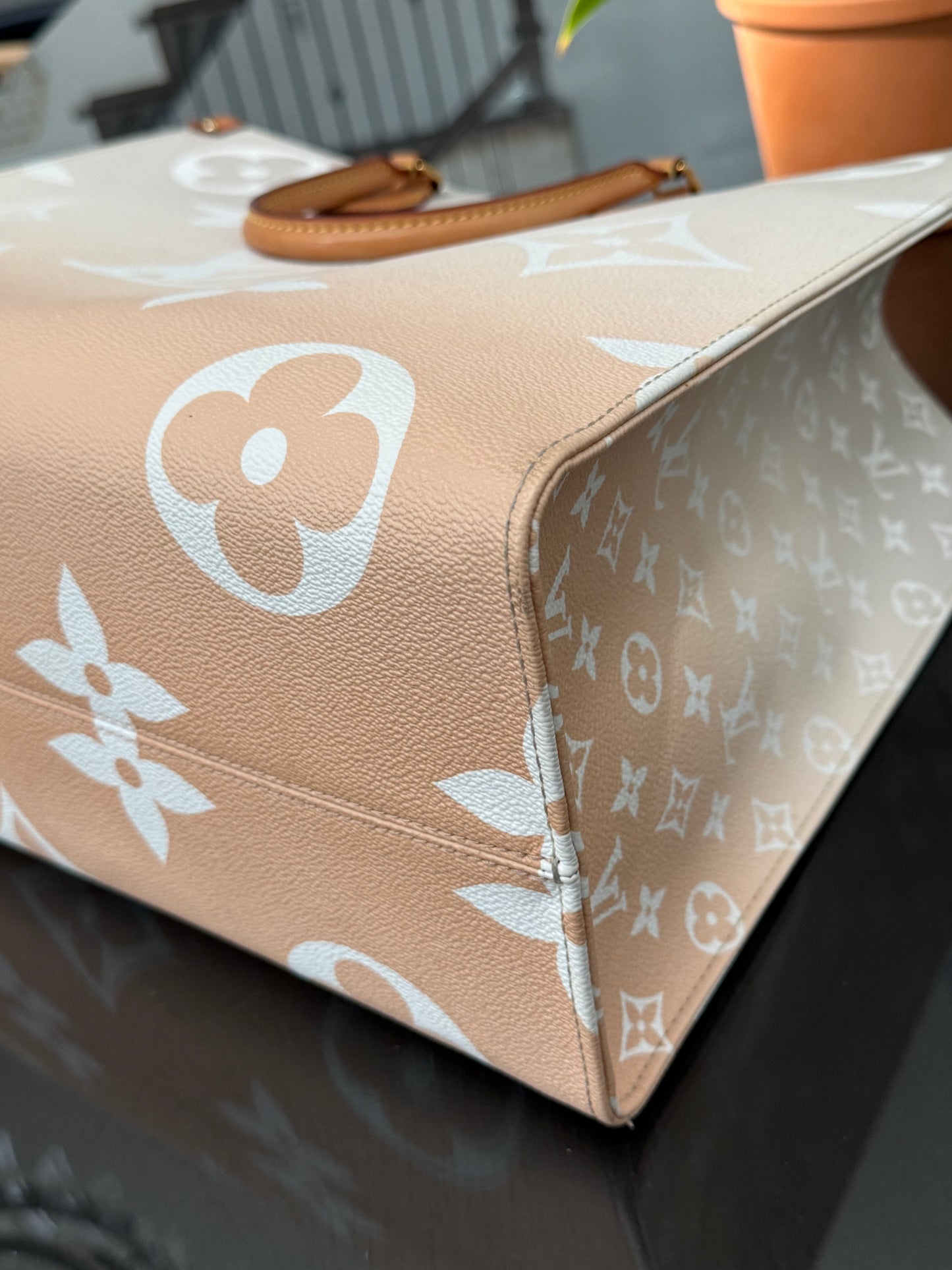 On The Go GM By The Pool in Monogram with Dustbag and Insert Organizer -Microchip