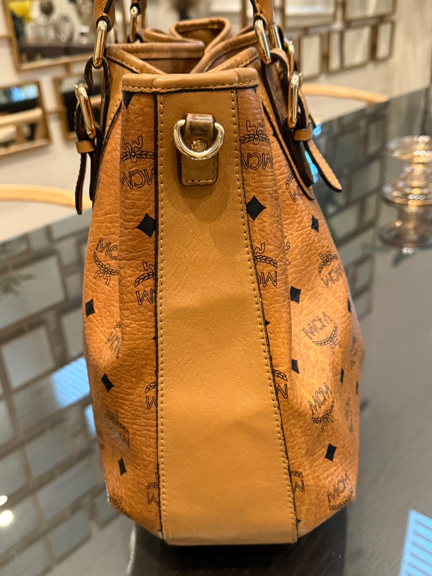 MCM Bucket Bag (No Strap)