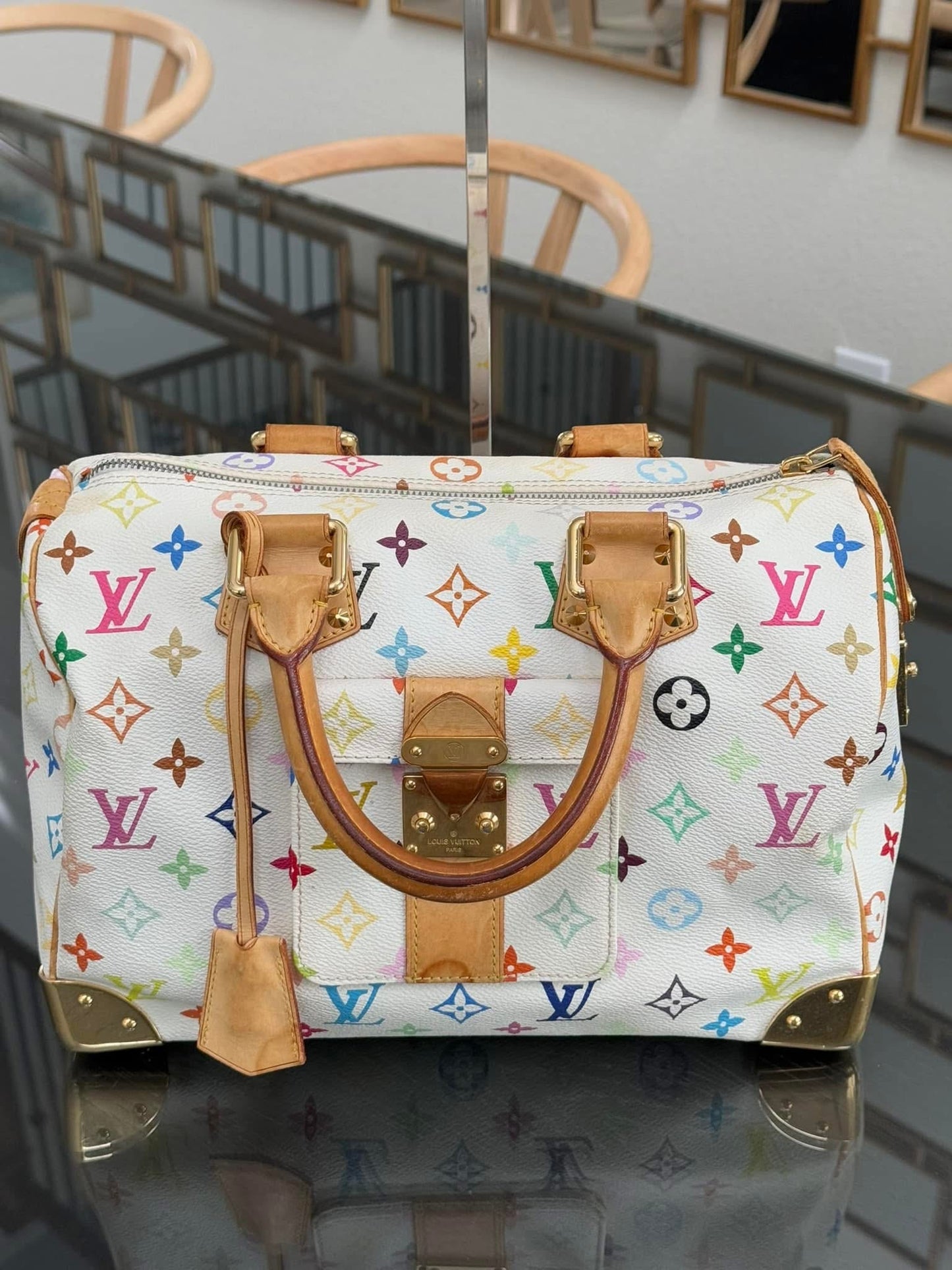 Multicolor Speedy 30 with Dustbag and Insert Organizer π
Year: 2006