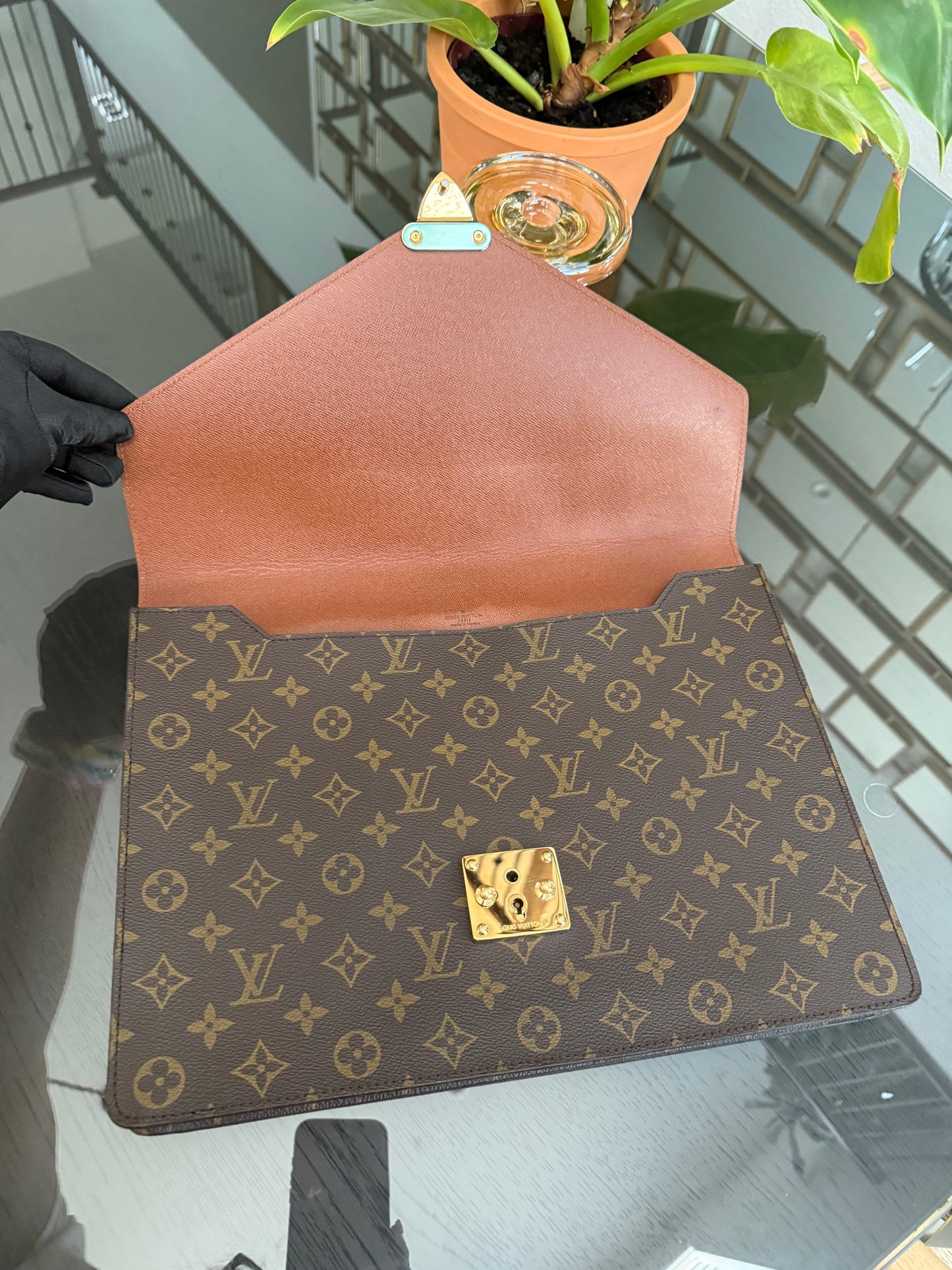 Monogram Porte Document Senateur Bag ๐๏ธ Year: 1990