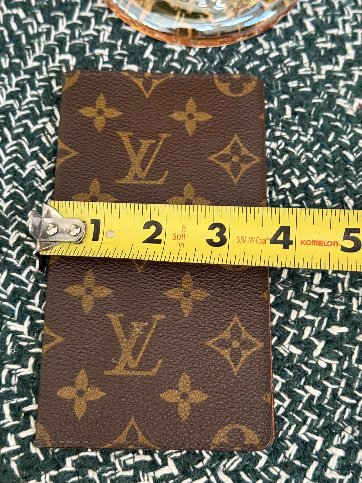 Vintage Checkbook Holder in Monogram 🗓️ Year: 1989