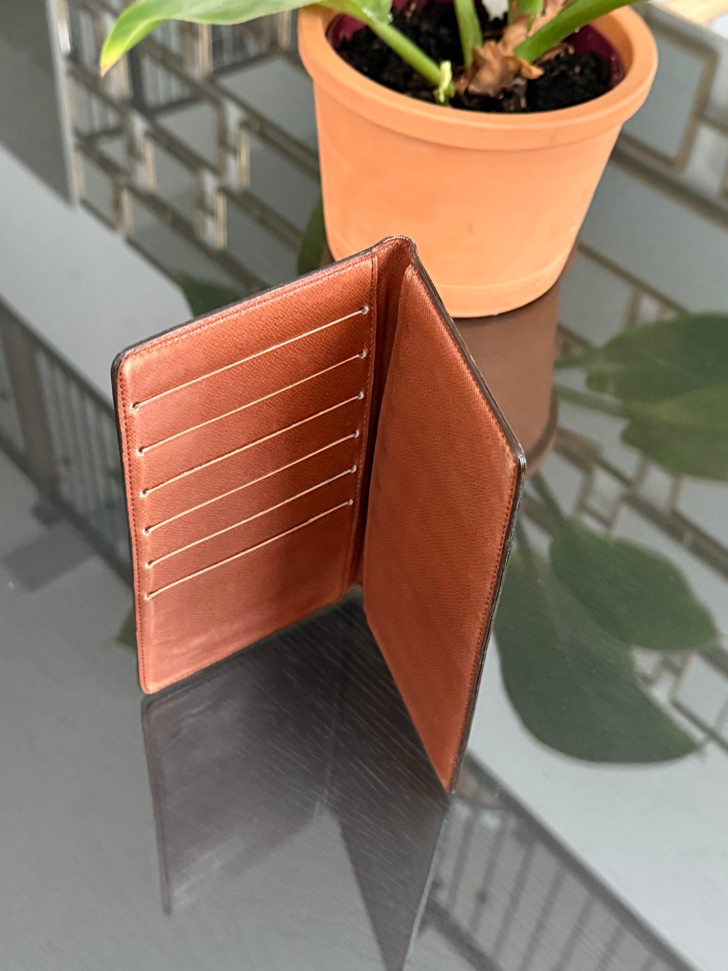 Monogram Checkbook Wallet with 6 Cardholders 🗓️ Year: 1987