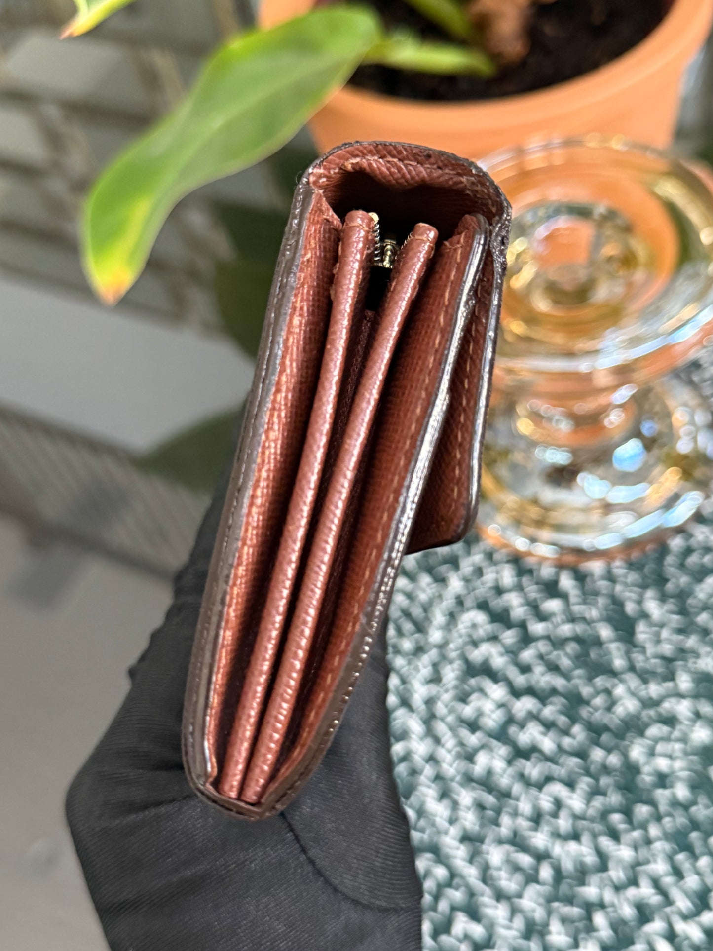 Sarah Wallet in Monogram with 10 Cardholders 🗓️ Year: 2012