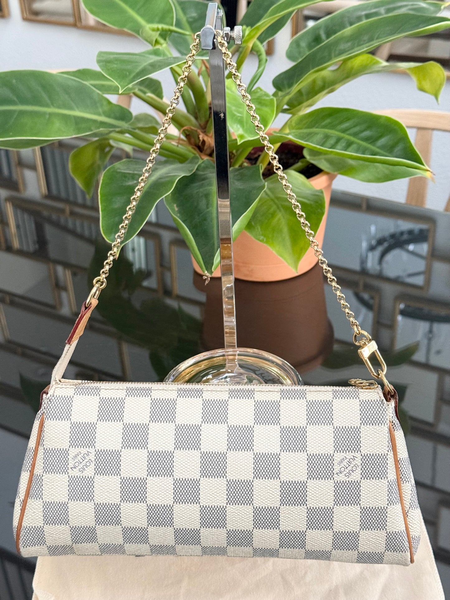 Eva Clutch in Azur with Dustbag and box ๐๏ธ Year: 2010
