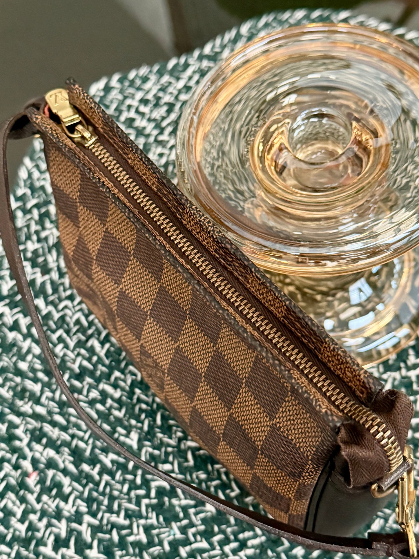 Damier Ebene Trousse Pochette with Insert Organizer - ๐
Year: 1998