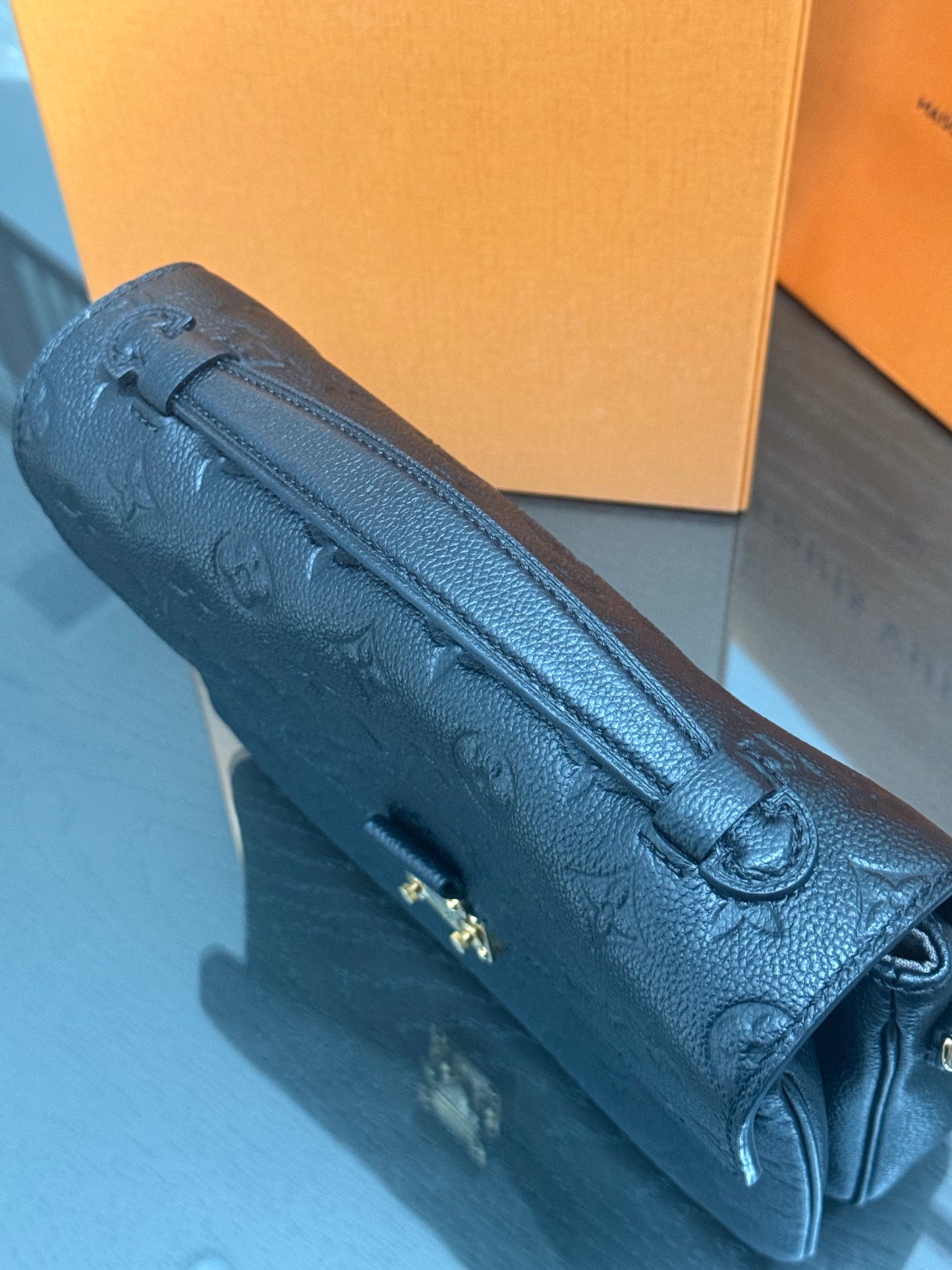 Pochette Metis Empriente Noir with Box, Dustbag, Receipt and Paper bag -Microchip & Authenticed