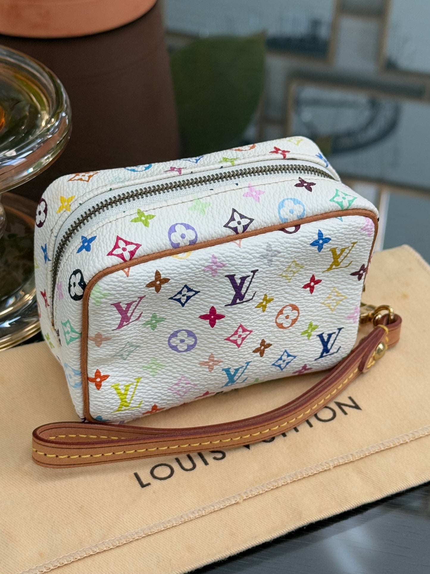 Multicolor Wapity Wristlet with Dustbag 📅 Year: 2005