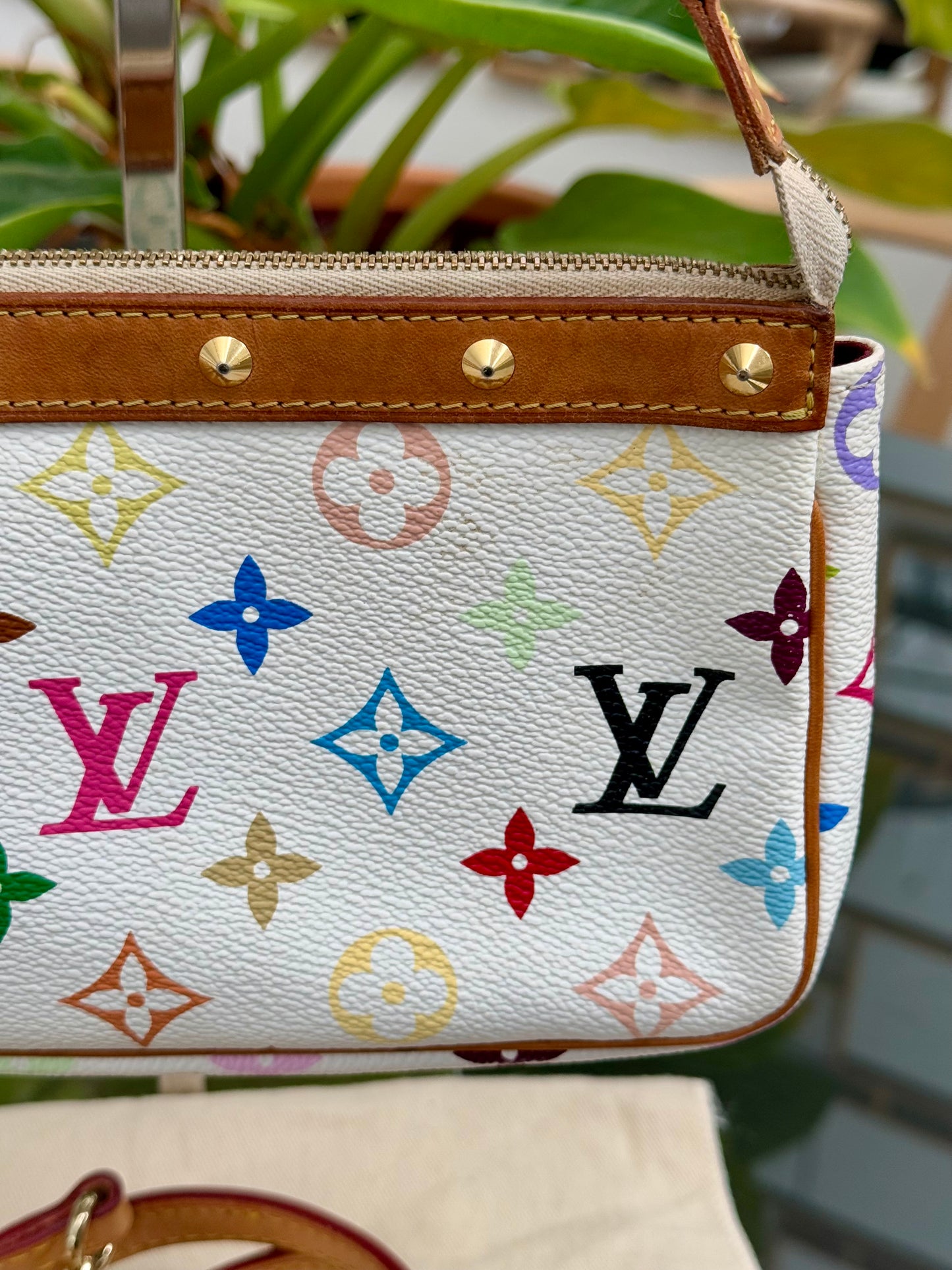 Multicolor Pochette Accessories with Dustbag and Strap π
Year: 2003
