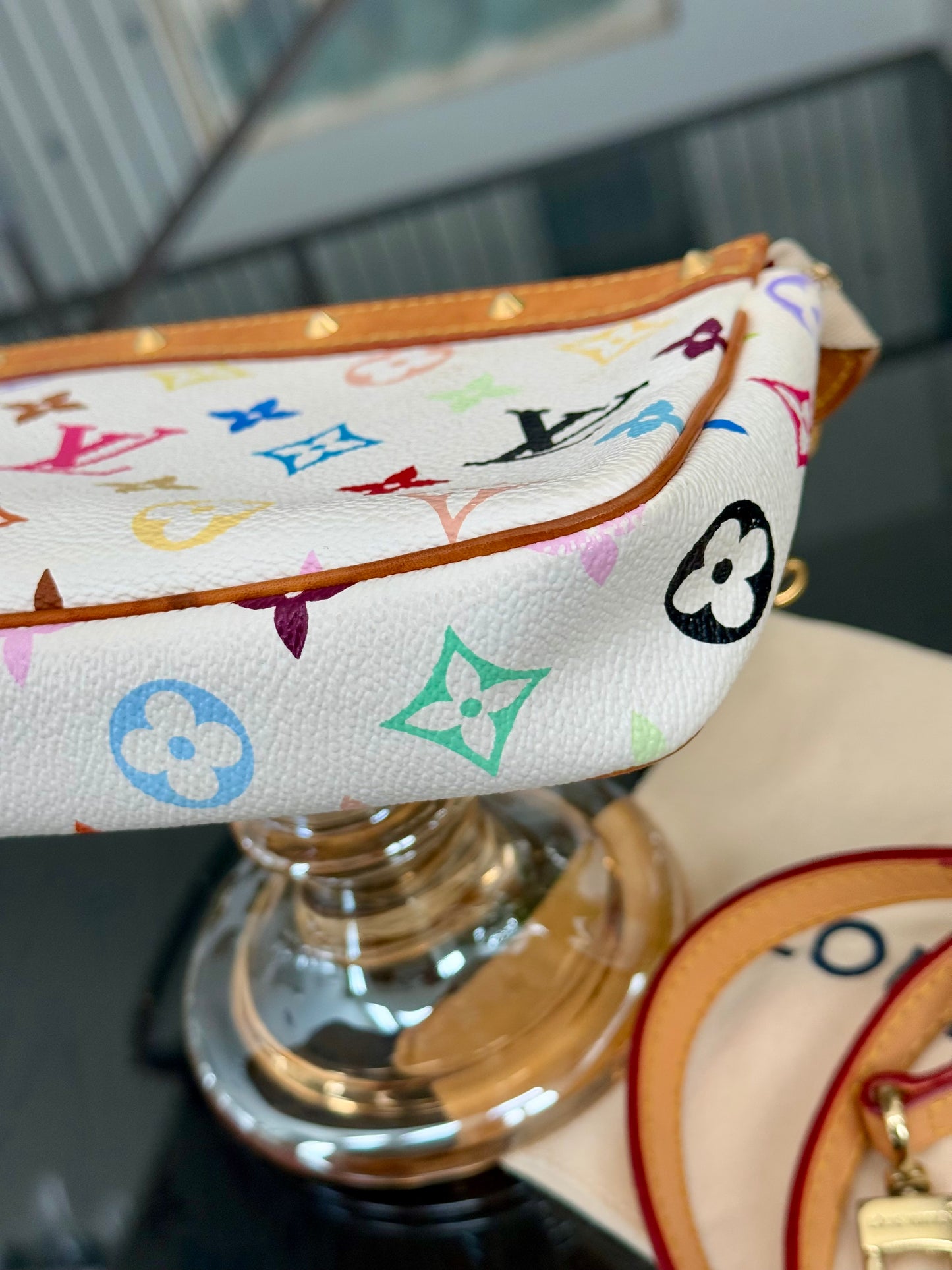 Multicolor Pochette Accessories with Dustbag and Strap π
Year: 2003