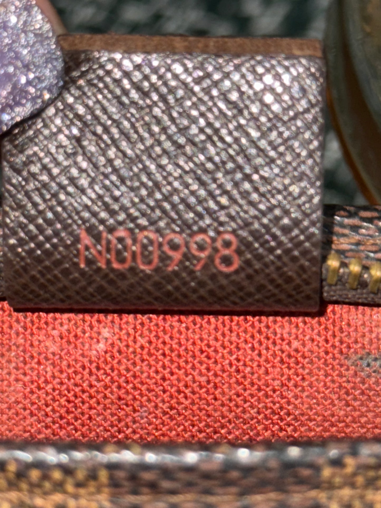 Damier Ebene Trousse Pochette with Insert Organizer - ๐
Year: 1998