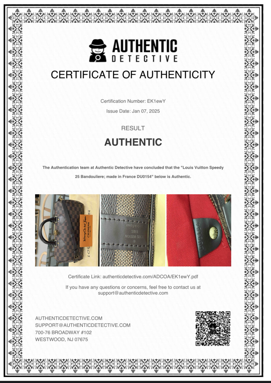 Speedy 25 Bandoulier in DE with π Lock, Key and Dustbag -Year: 2014